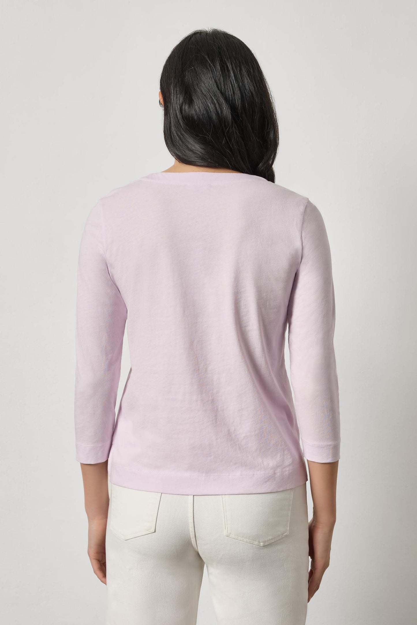 
                  
                    Lilla P | Side Slit Split Neck Top| 3339
                  
                