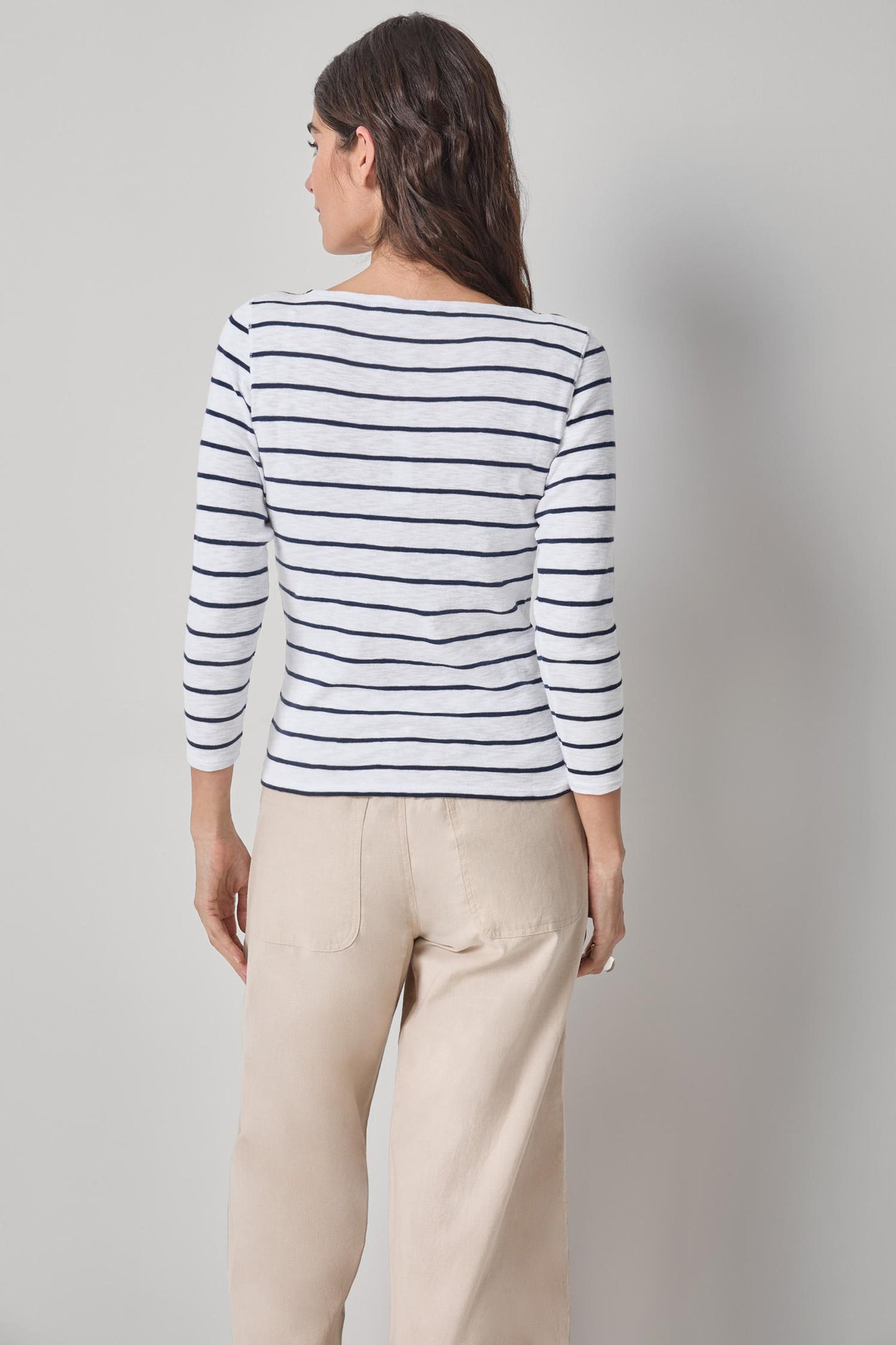 
                  
                    Lilla P | Striped Boatneck top  | 3413
                  
                