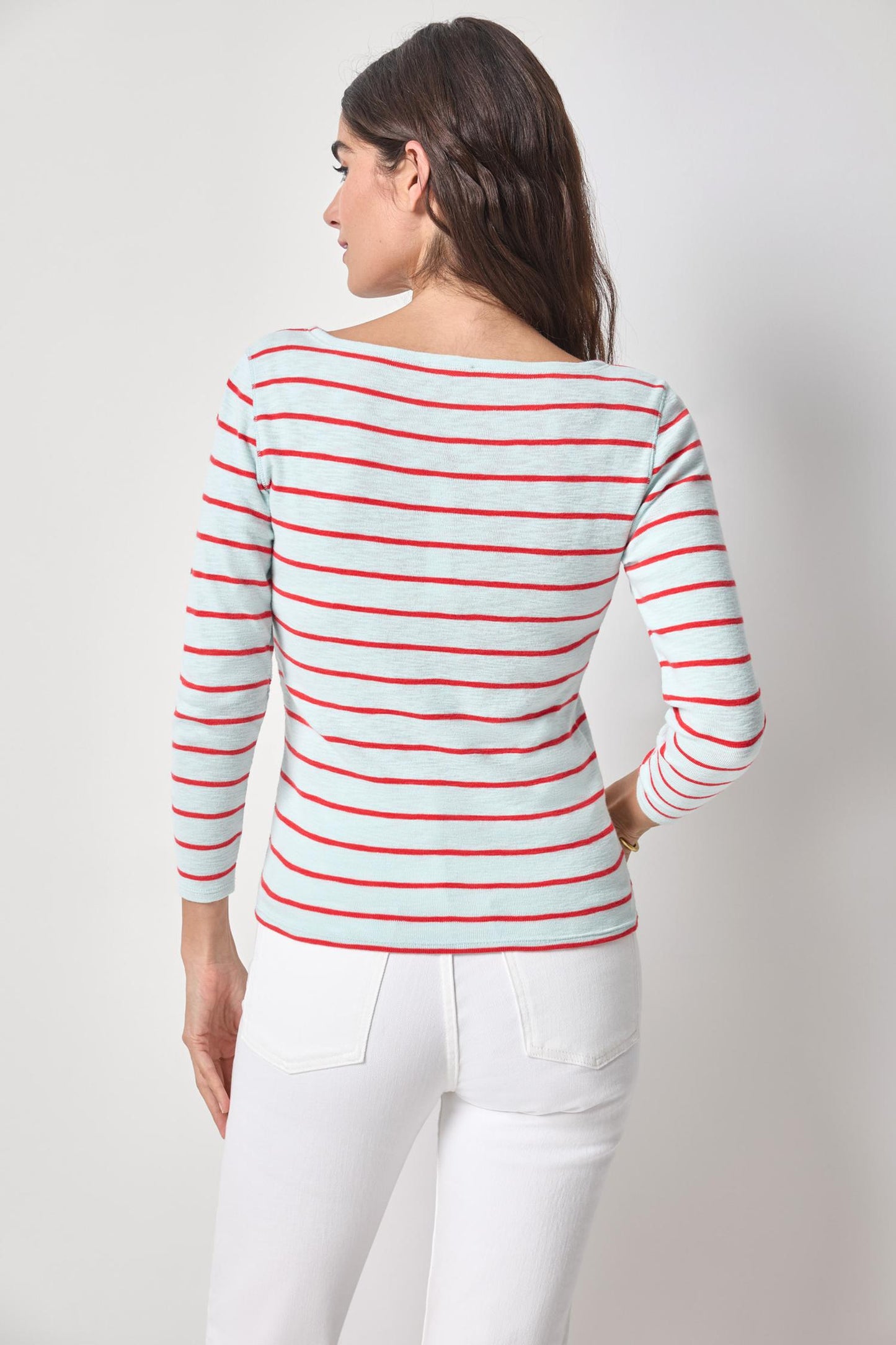 
                  
                    Lilla P | Striped Boatneck top  | 3413
                  
                