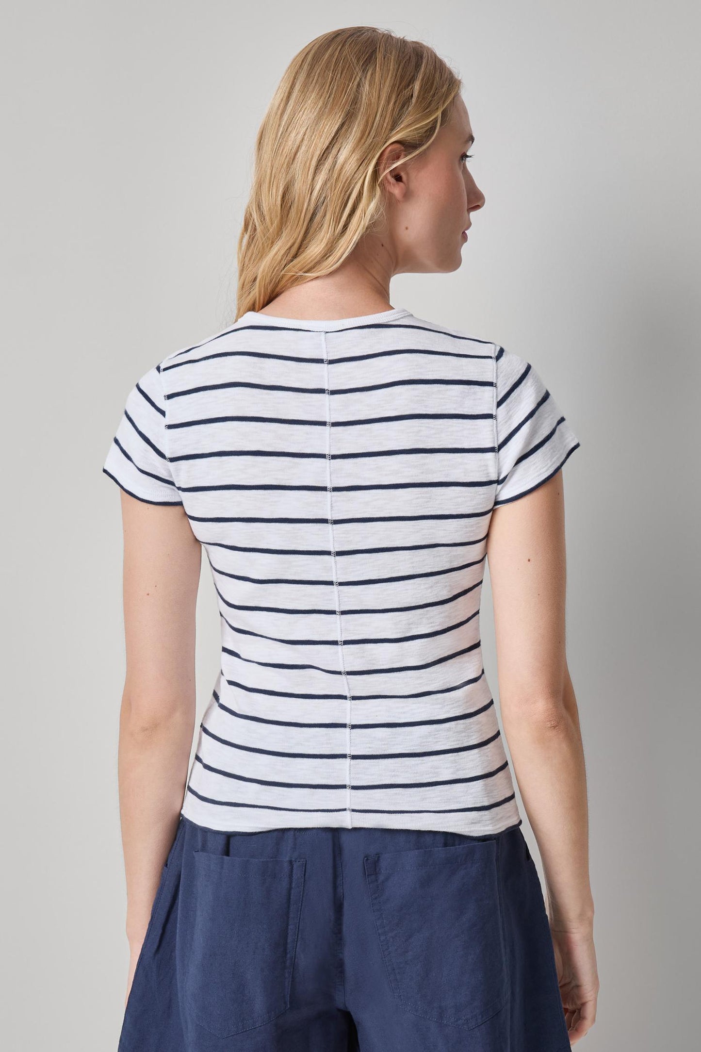 
                  
                    Lilla P | Striped Short Sleeve Top | 3415
                  
                
