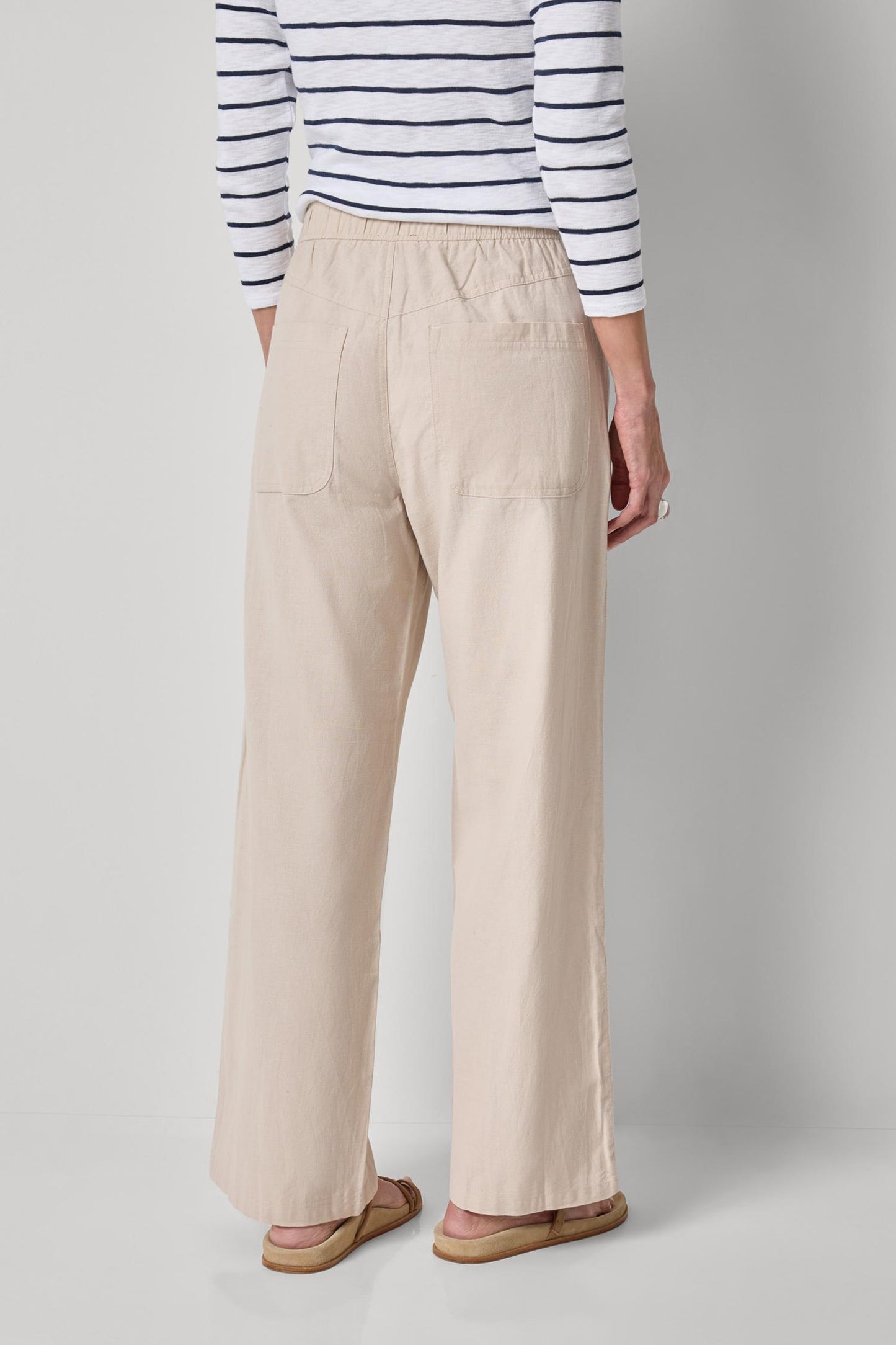 
                  
                    Lilla P | Linen Blend Pant | Bamboo
                  
                