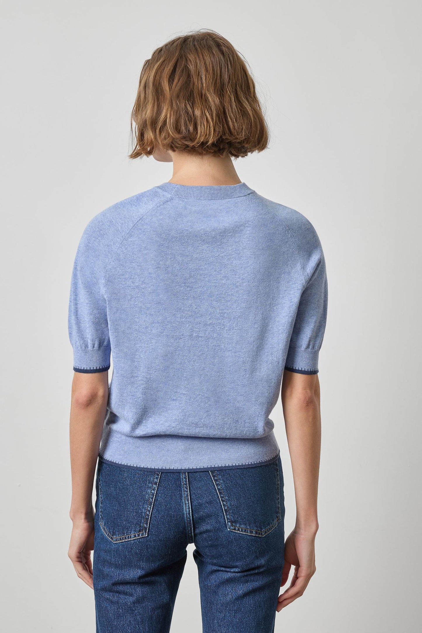 
                  
                    Lilla P | Crewneck Saddle Sleeve Sweater | 3489
                  
                