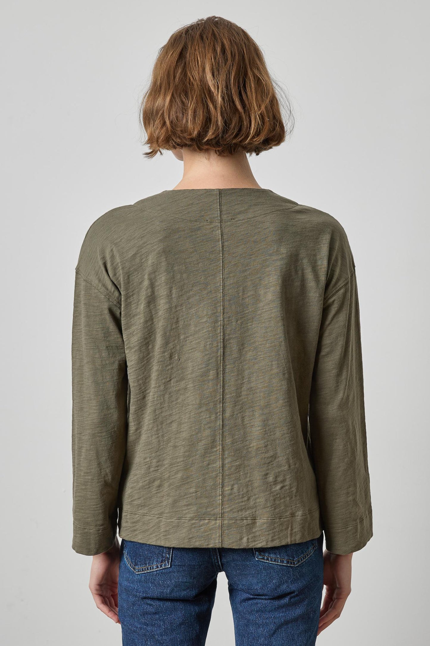 
                  
                    Lilla P | Keyhole Easy Cuffed Tee | 3517
                  
                