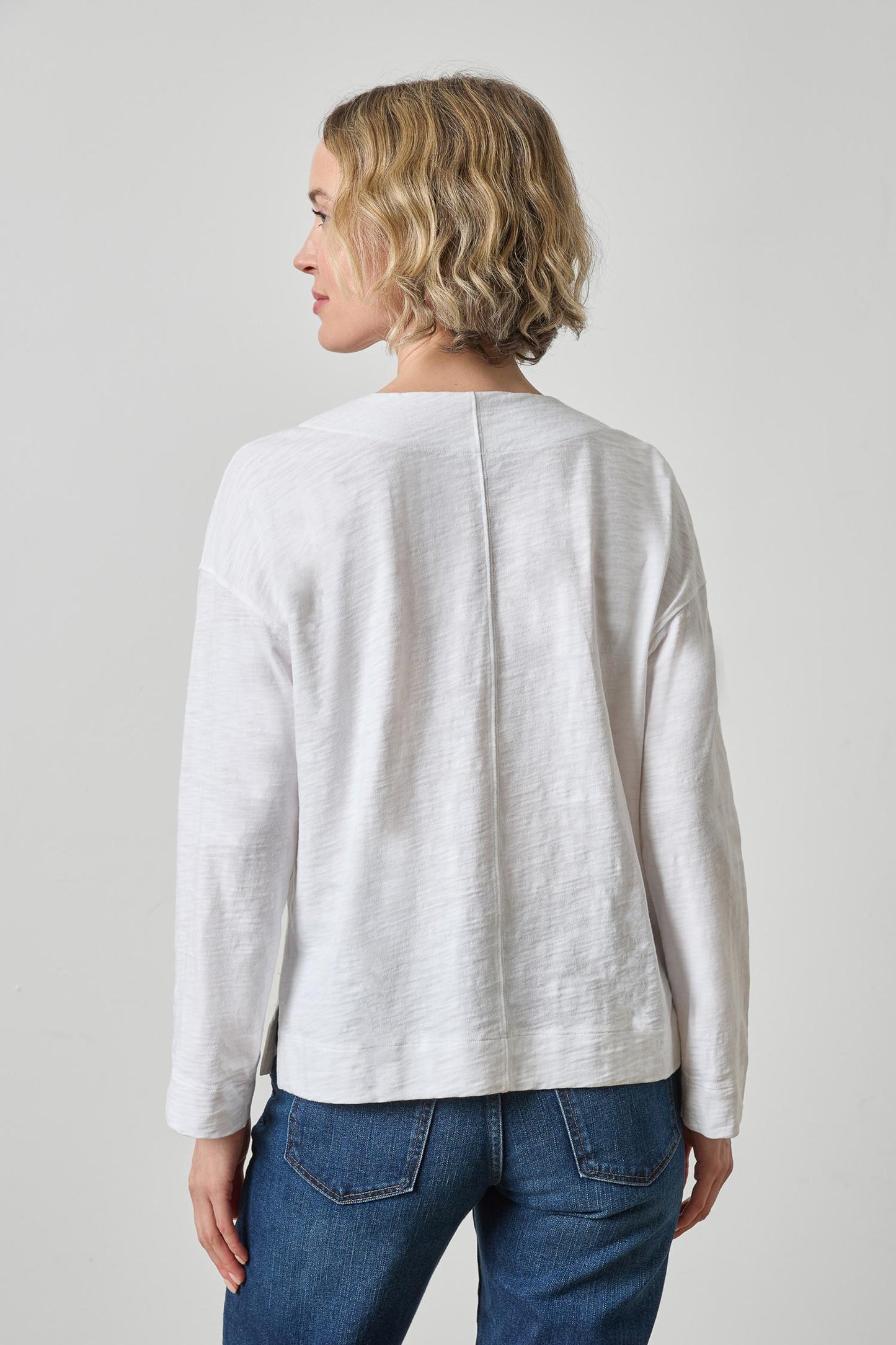 
                  
                    Lilla P | Keyhole Easy Cuffed Tee | 3517
                  
                