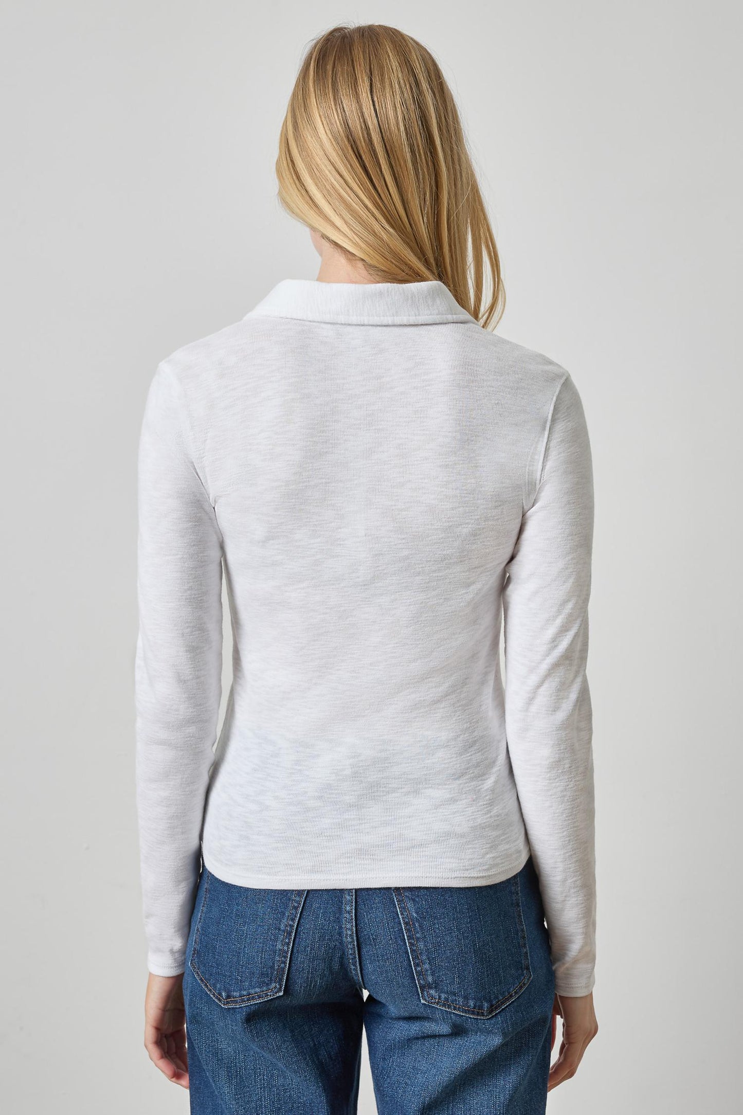 
                  
                    Lilla P | Long Sleeve Polo Neck | White | 3529
                  
                