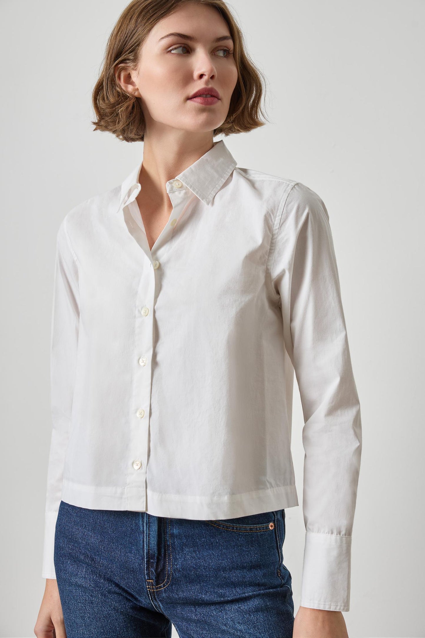 
                  
                    Lilla P | Straight Fit Short Button Down | 3536
                  
                