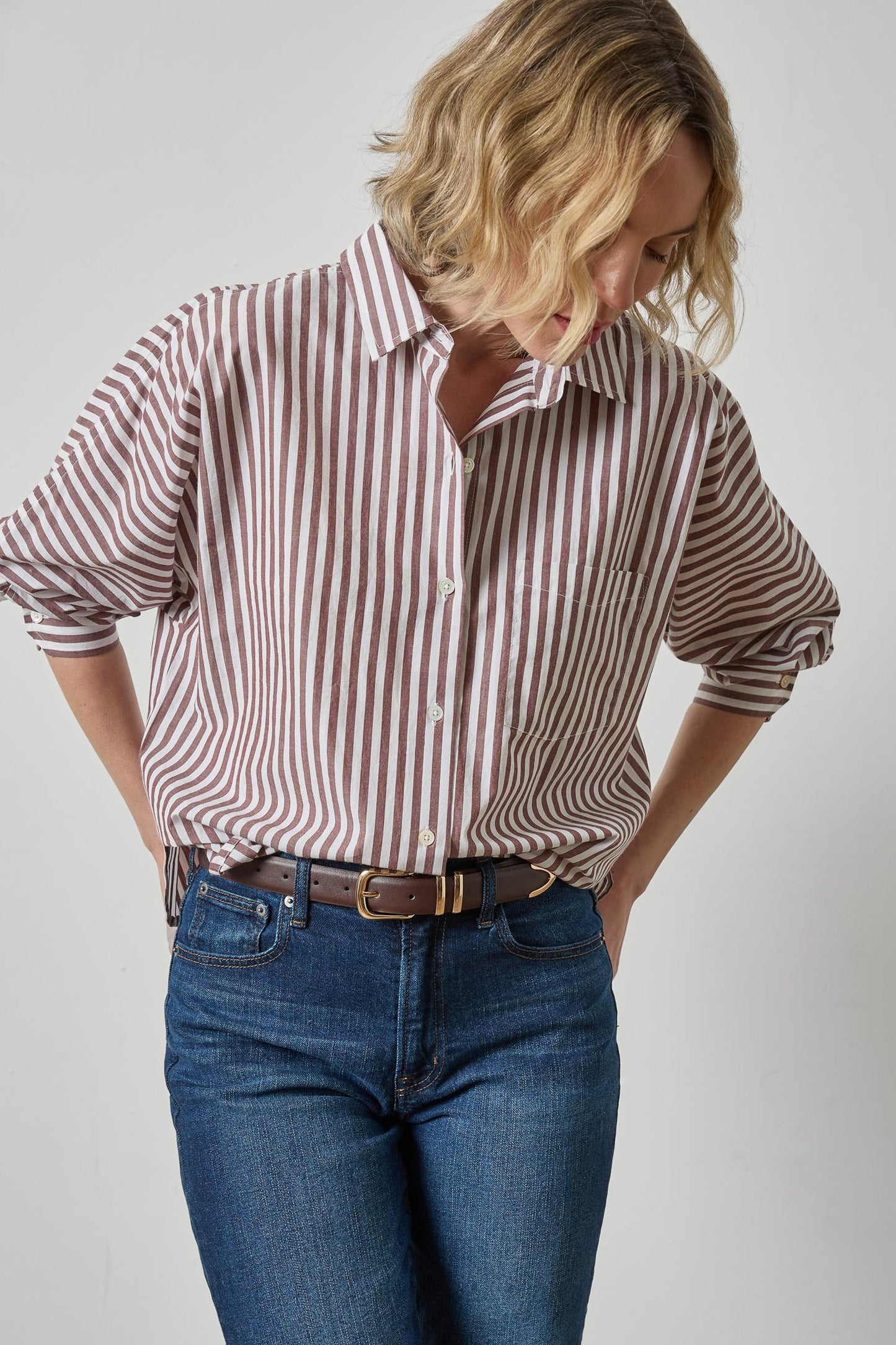 
                  
                    Lilla P | Dolman Sleeve Button Down Shirt | 3538
                  
                