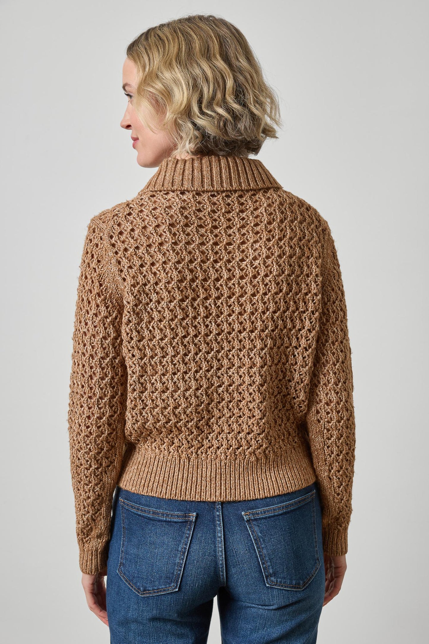 
                  
                    Lilla P | Textured Polo Sweater | 3589
                  
                