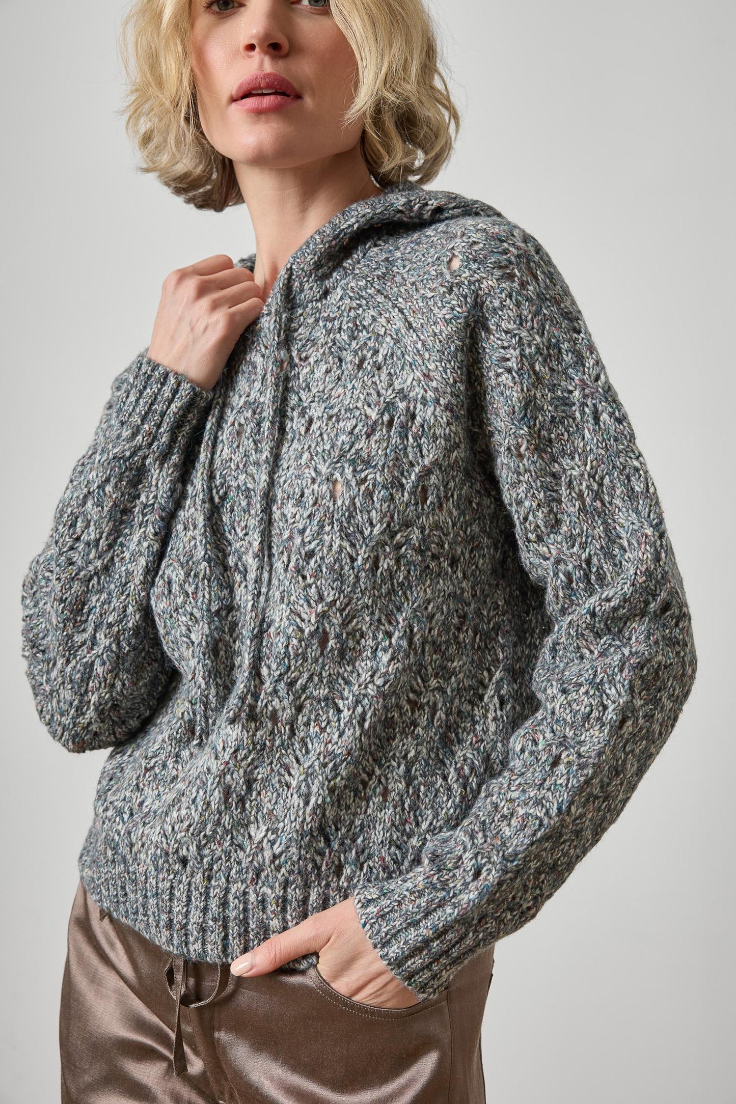 
                  
                    Lilla P | Long Sleeve Hooded Sweater| 3598
                  
                