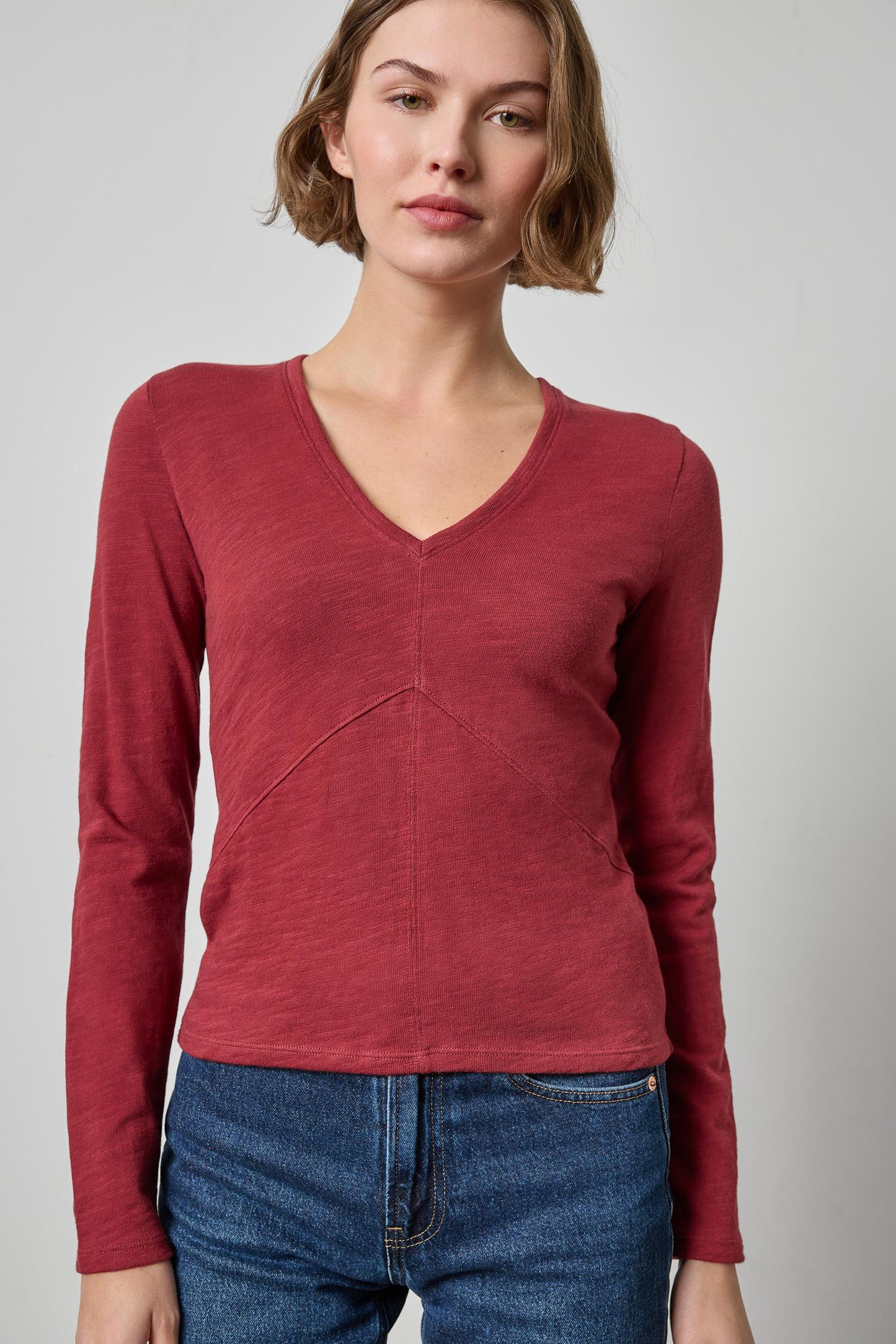 
                  
                    Lilla P | Vintage L/S Vneck | 3611
                  
                