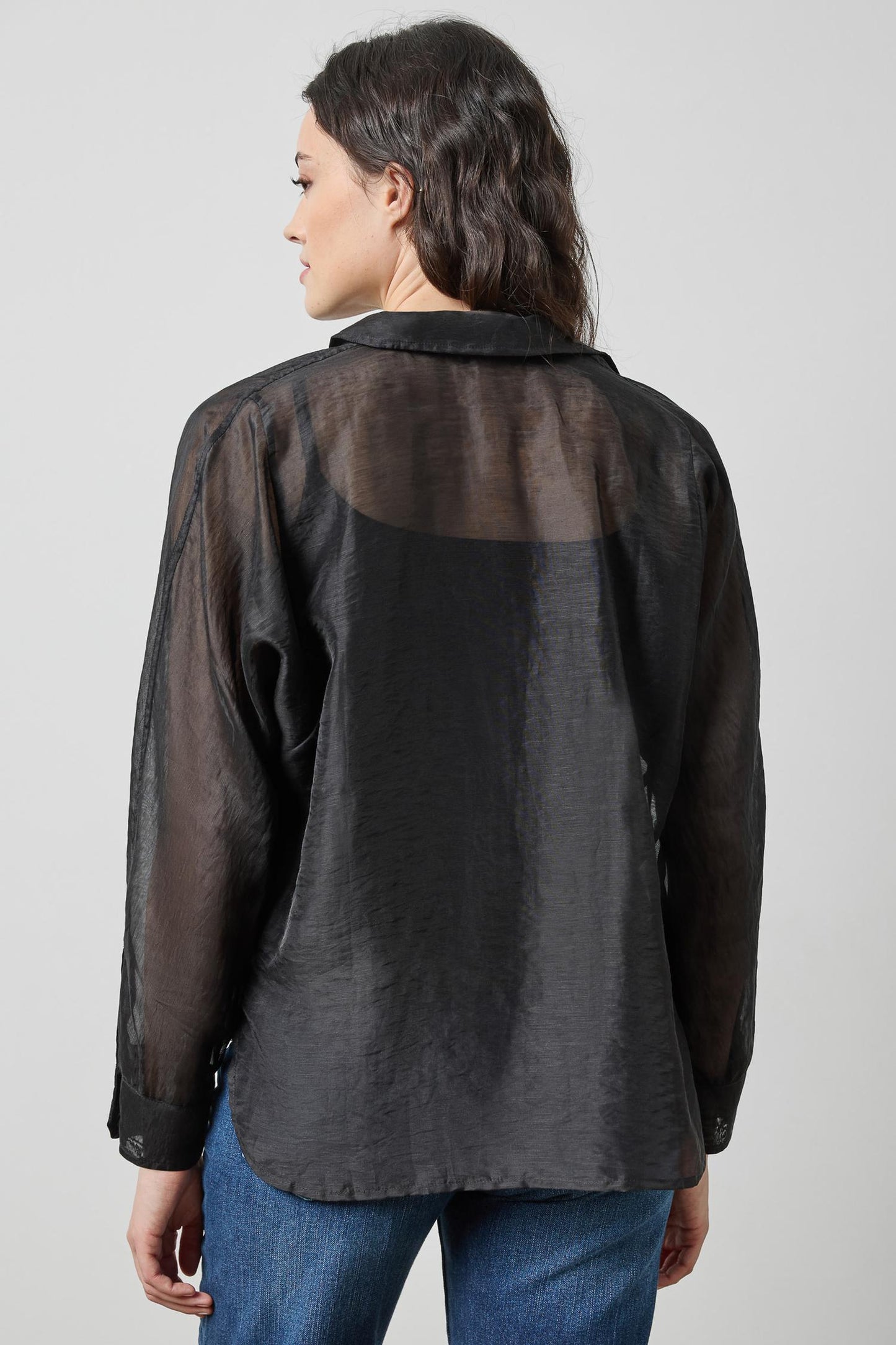 
                  
                    Lilla P | sheer Button down | 3635
                  
                