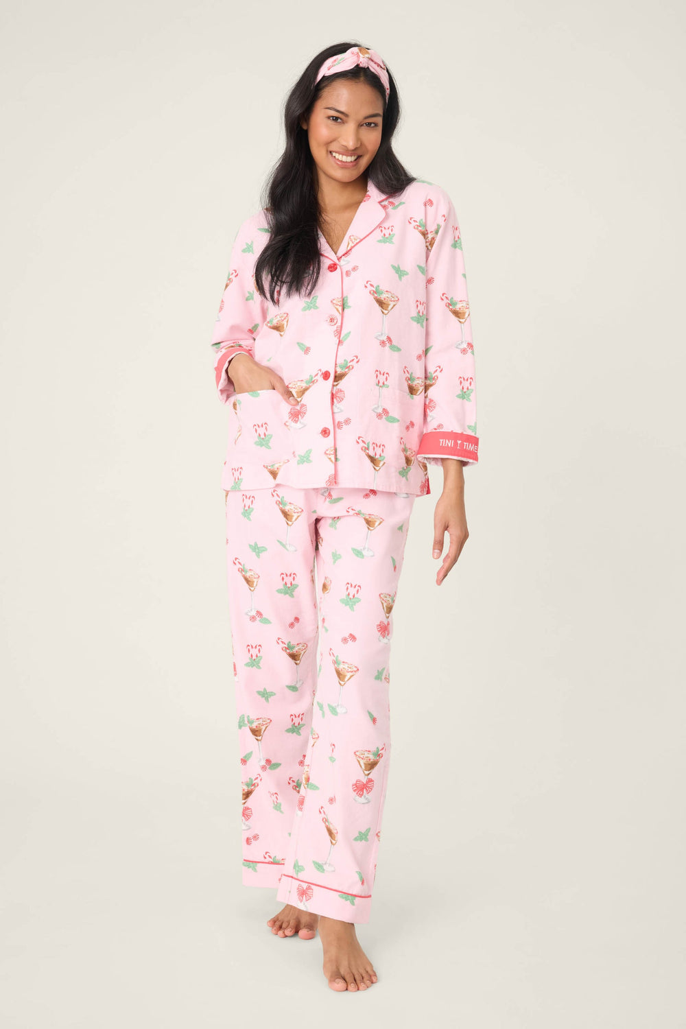 PJ Salvage | Martini Pjs | Ballet Pink