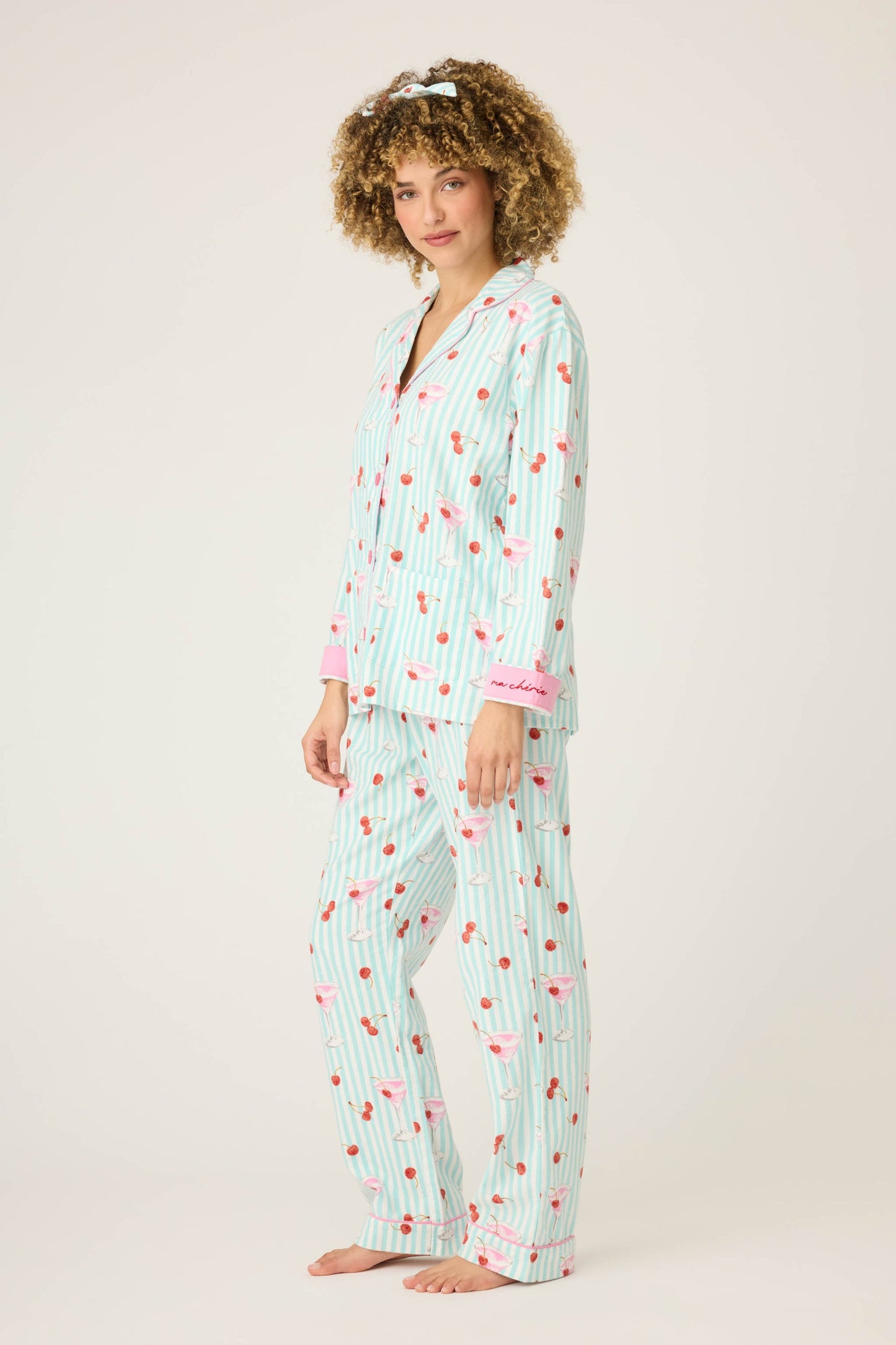 
                  
                    PJ Salvage | Ma cherie Flannel PJS | light mint
                  
                