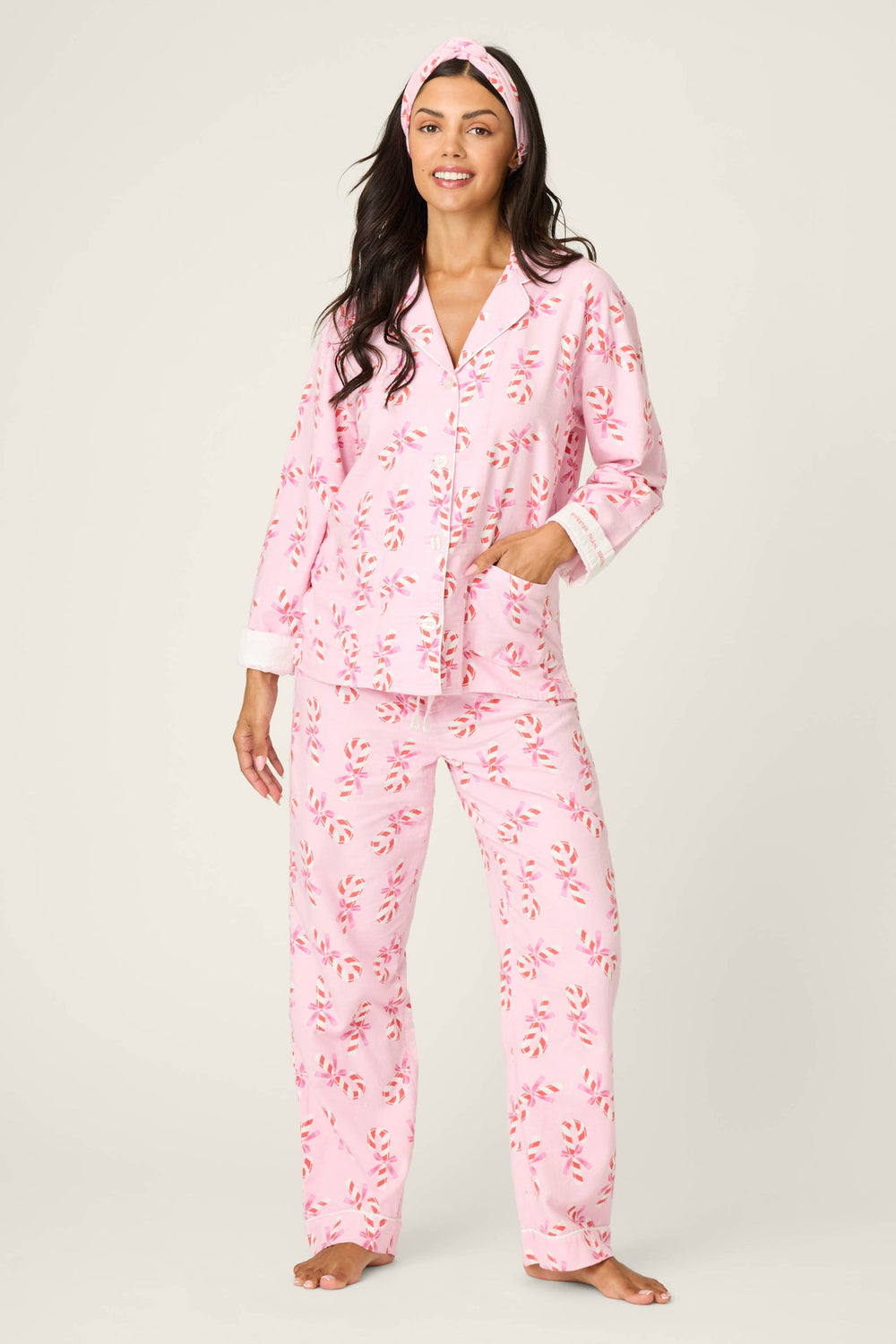 PJ Salvage | Candy Cane | pink