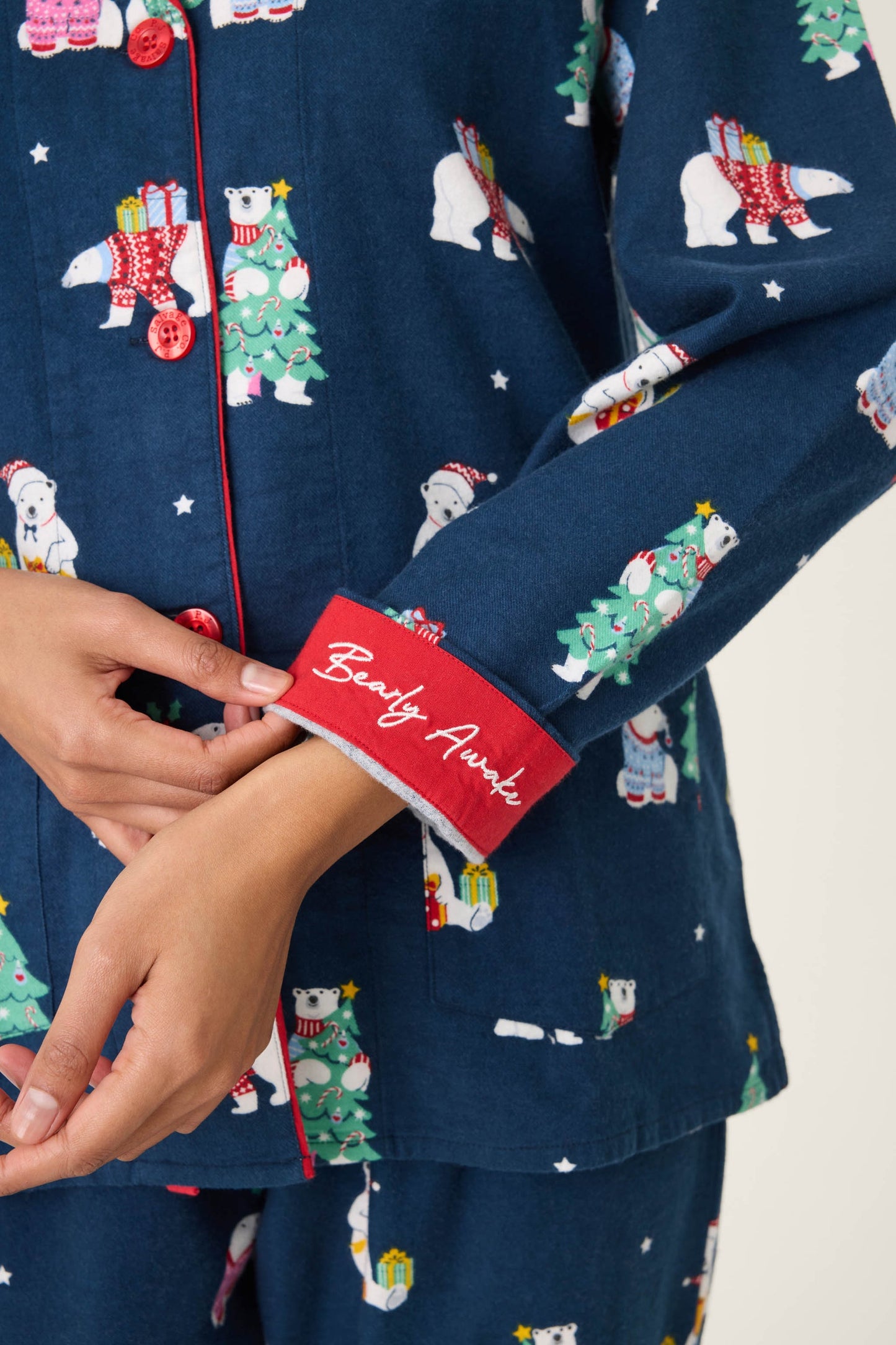 
                  
                    PJ Salvage | Polar Bear Flannel | Navy
                  
                