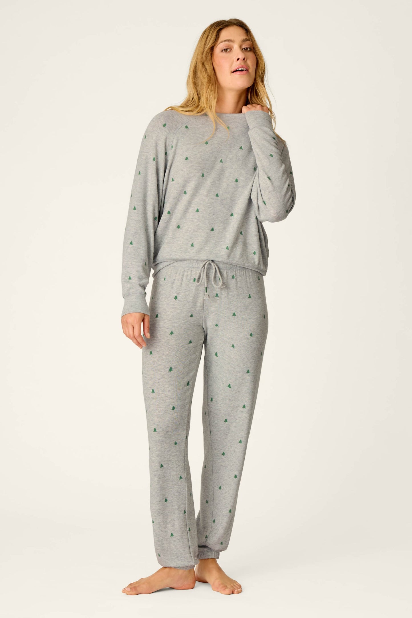 
                  
                    PJ Salvage | Trees PJ Set| Heather Gray
                  
                