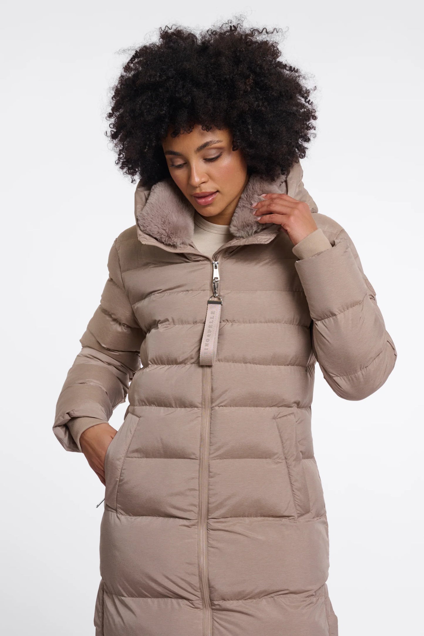 
                  
                    Rino&Pelle | Hudson Padded Coat | Mocha Latte
                  
                