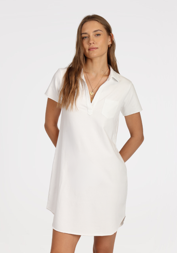 Dylan | Short Sleeve Polo Dress