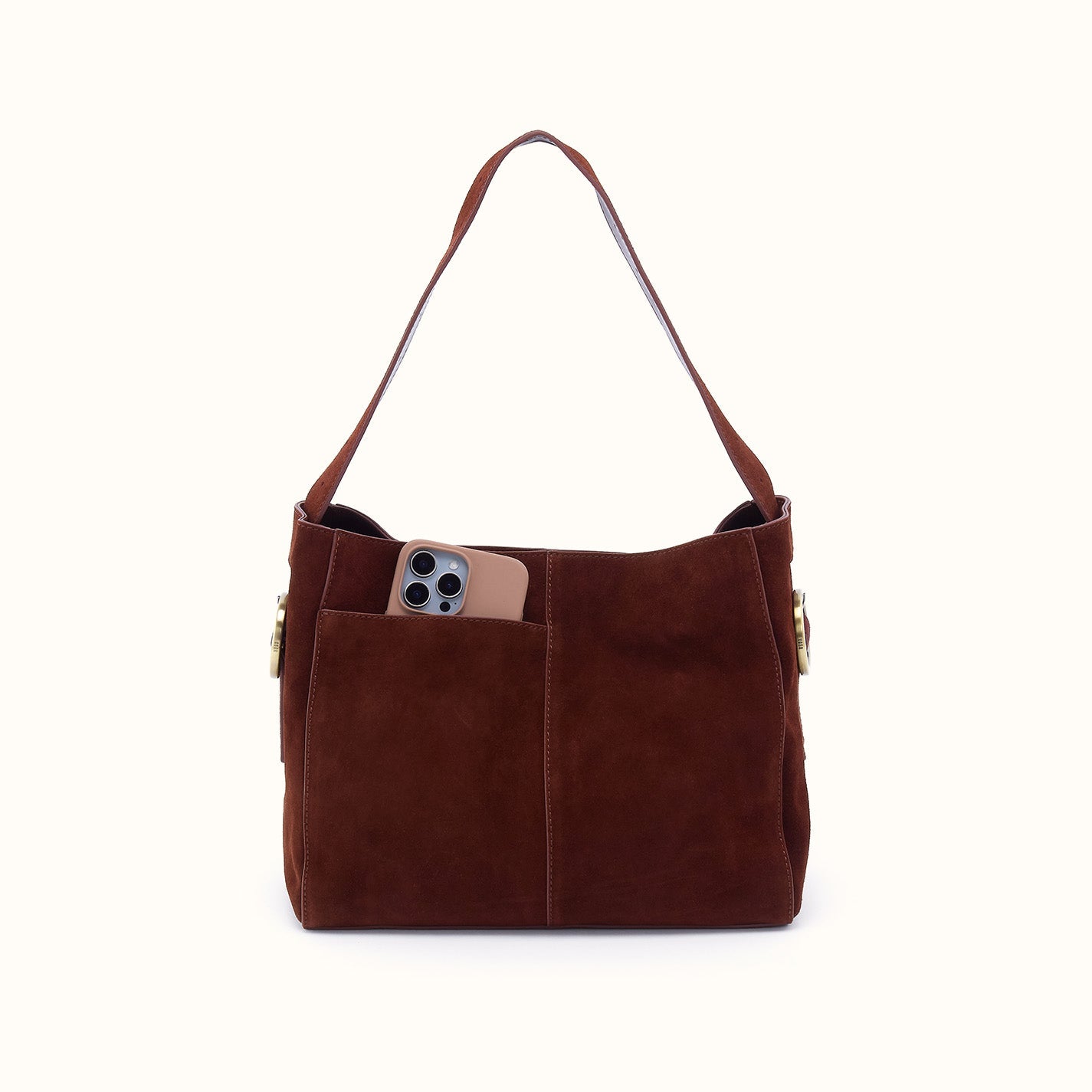 
                  
                    HOBO | Render Shoulder Bag | Chocolate Suede
                  
                