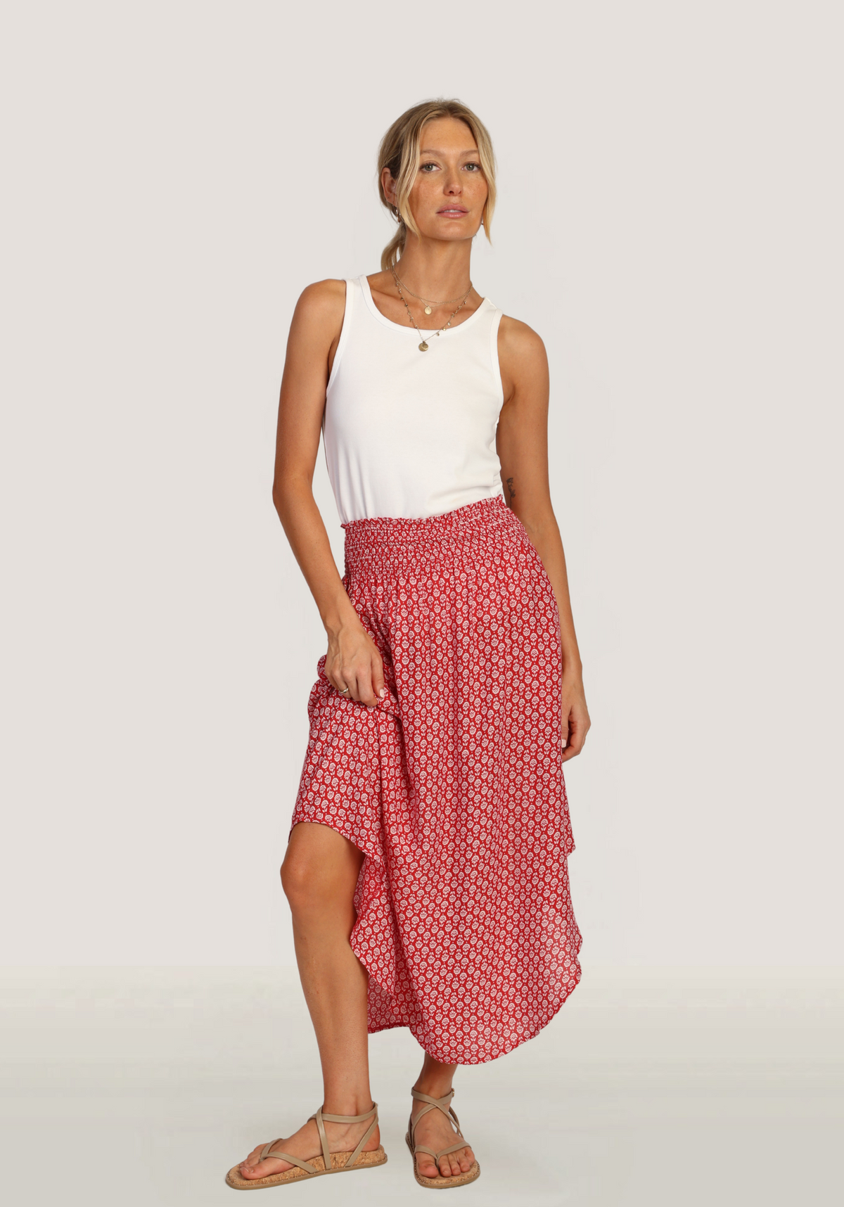 
                  
                    Dylan | Sara Skirt | Red
                  
                