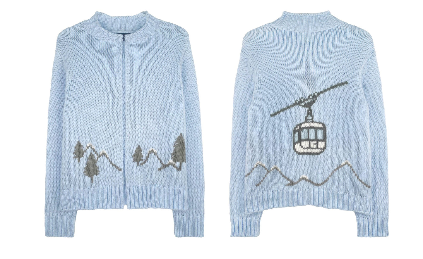 
                  
                    Wooden Ships | Telluride Crew Sweater | Ivory/Red
                  
                