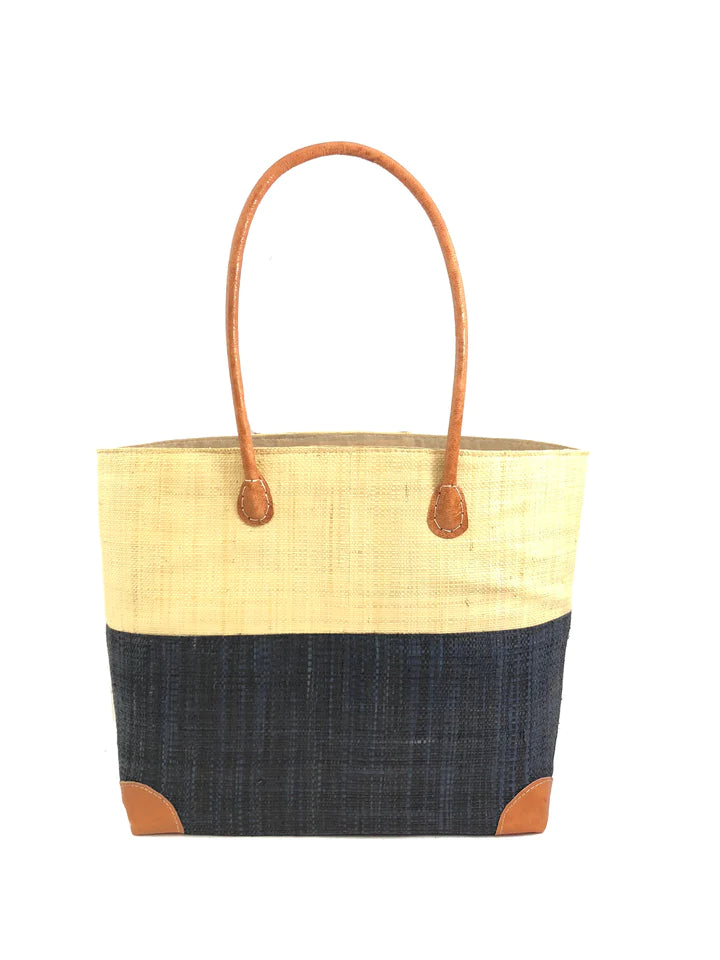 
                  
                    SHEBOBO | Trinidad Two Tone Straw Basket Bag
                  
                