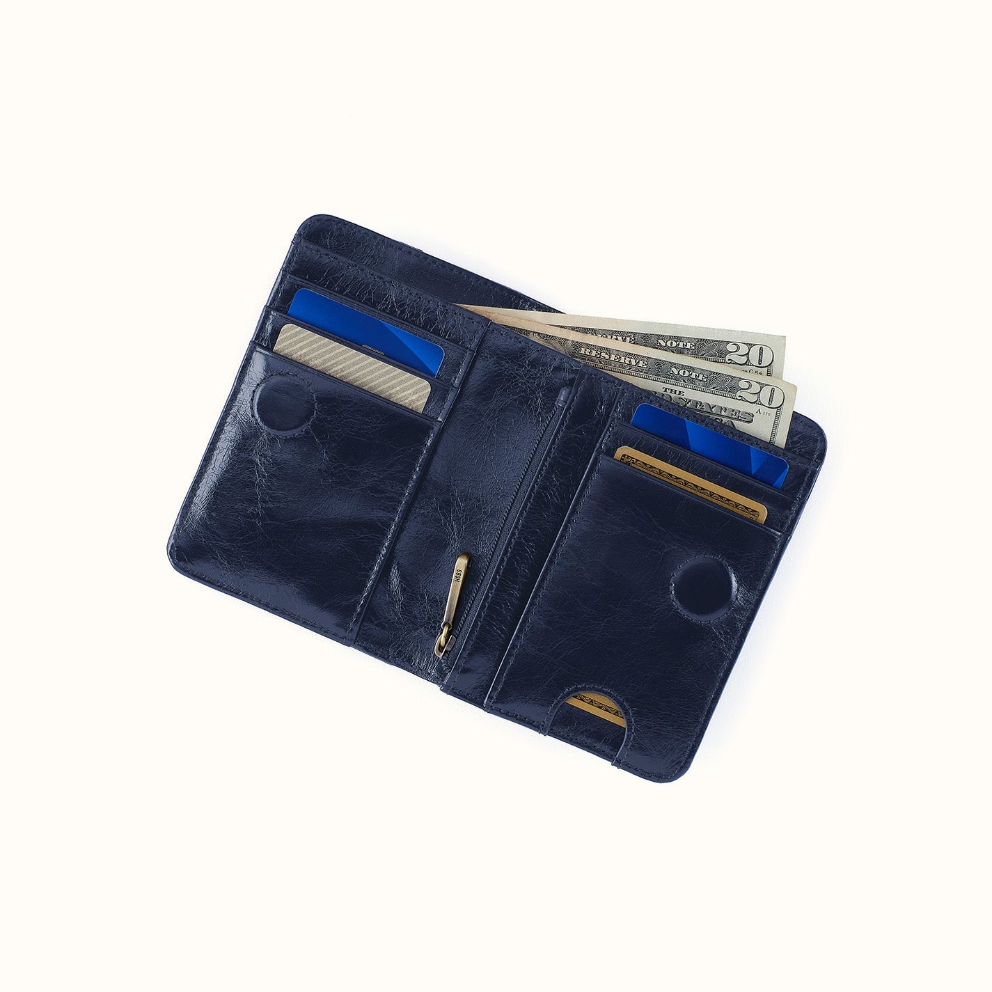 
                  
                    HOBO | Jill Bifold | Ink Navy
                  
                