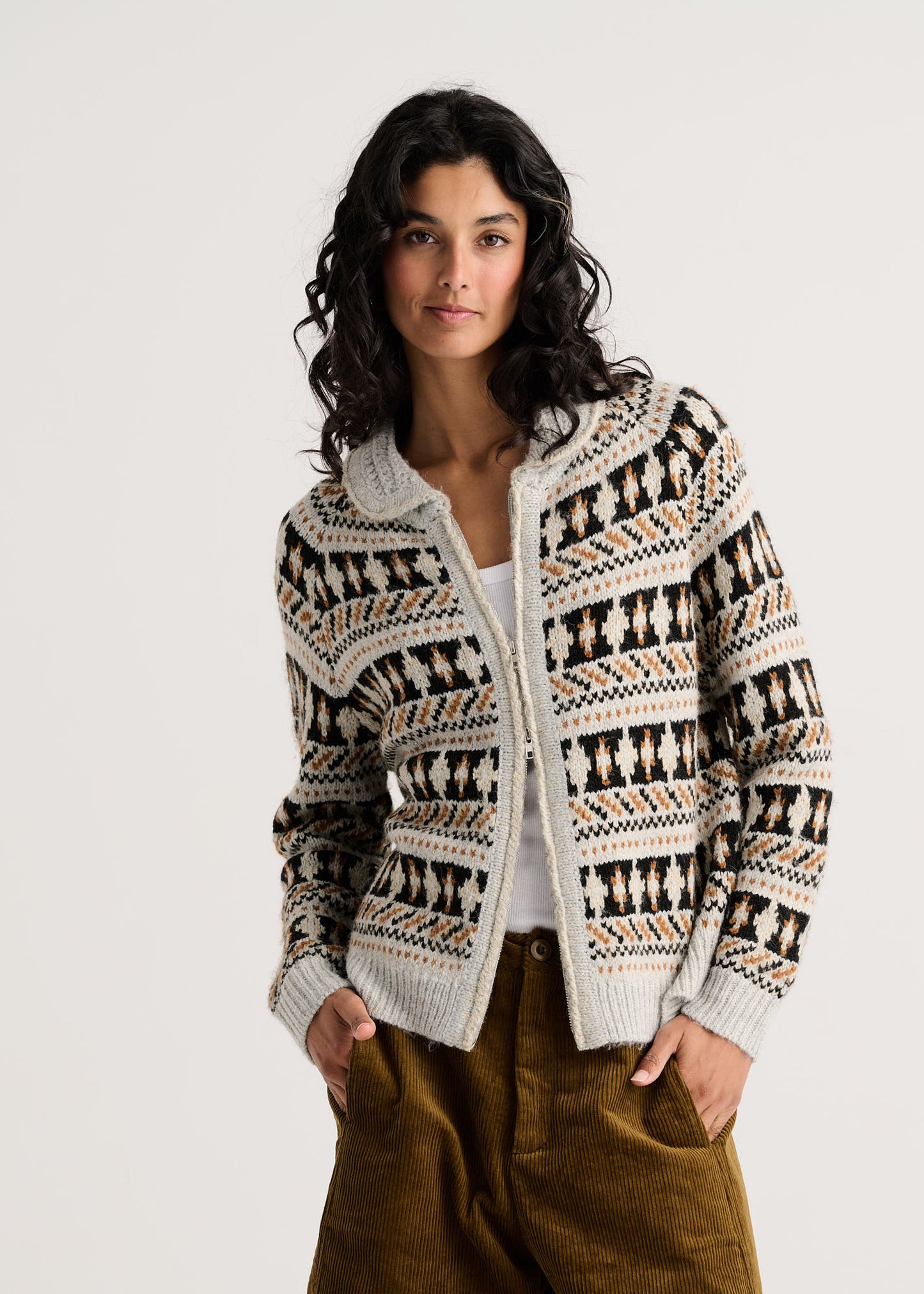 
                  
                    Zaket & Plover | Fairisle Collared Jacket | 8504
                  
                