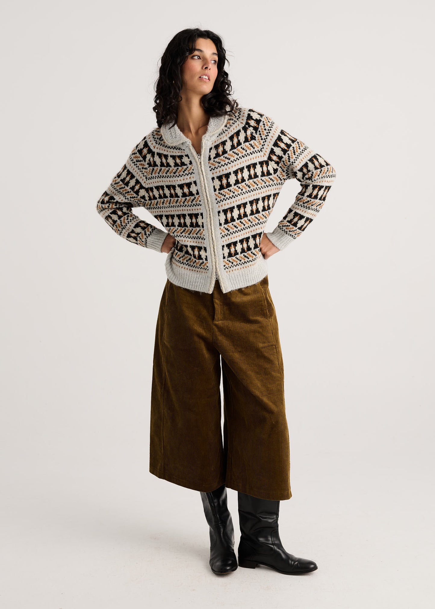 
                  
                    Zaket & Plover | Fairisle Collared Jacket | 8504
                  
                