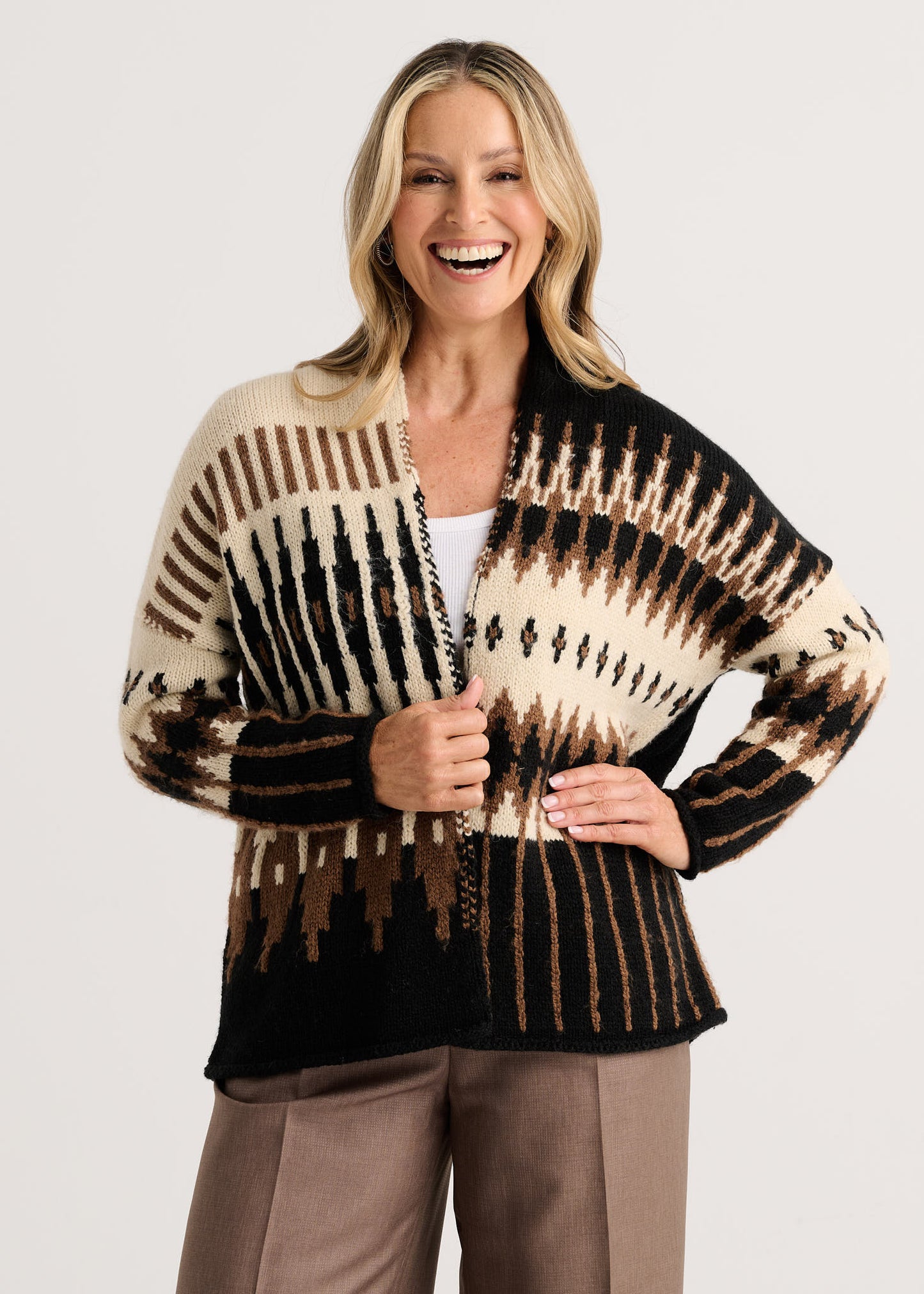 
                  
                    Zaket & Plover | Jacquard Cardi | 8505
                  
                