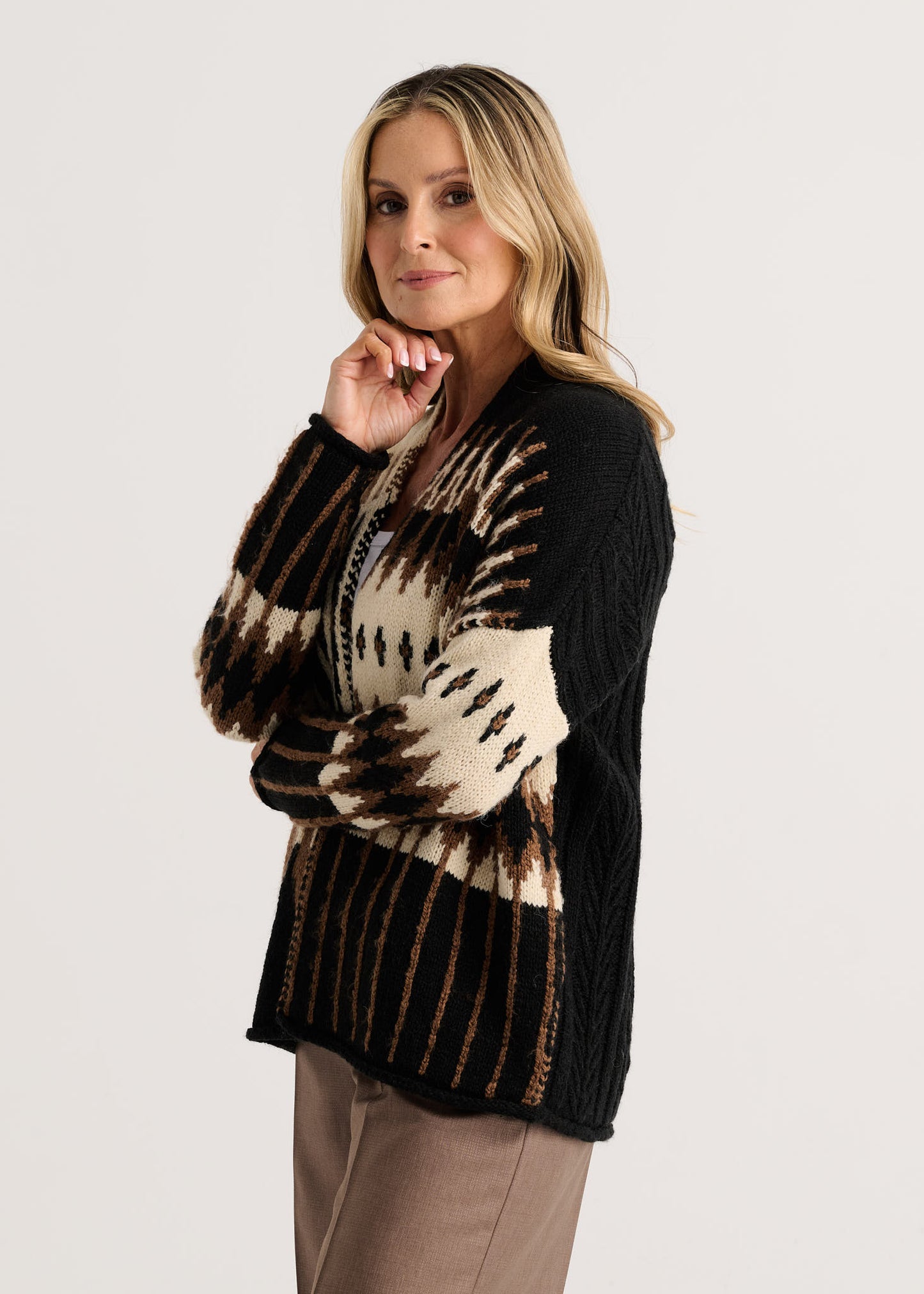 
                  
                    Zaket & Plover | Jacquard Cardi | 8505
                  
                