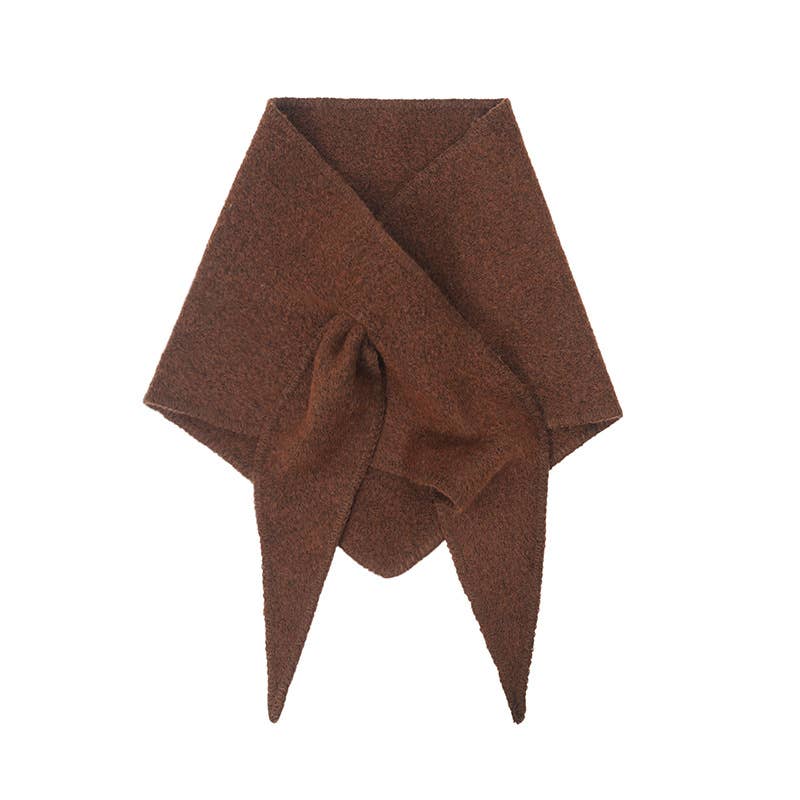 
                  
                    Solid Knit Triangle Scarf: 01 Green
                  
                