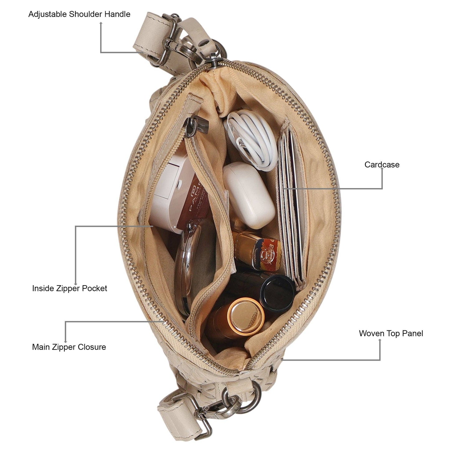 
                  
                    Coast Leather Crossbody Bag: Cognac
                  
                