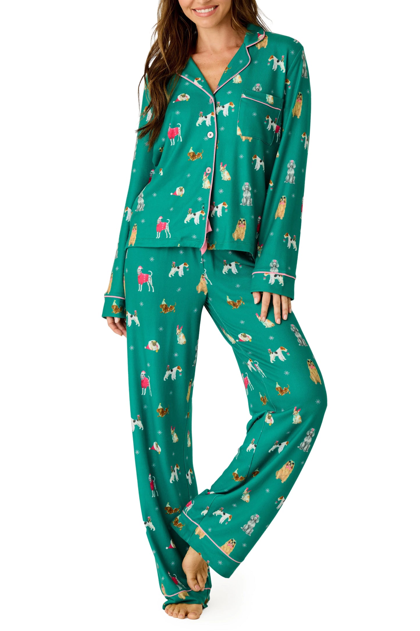 
                  
                    PJ Salvage | Happy Pawlidays PJ Set | RAHPPJ
                  
                