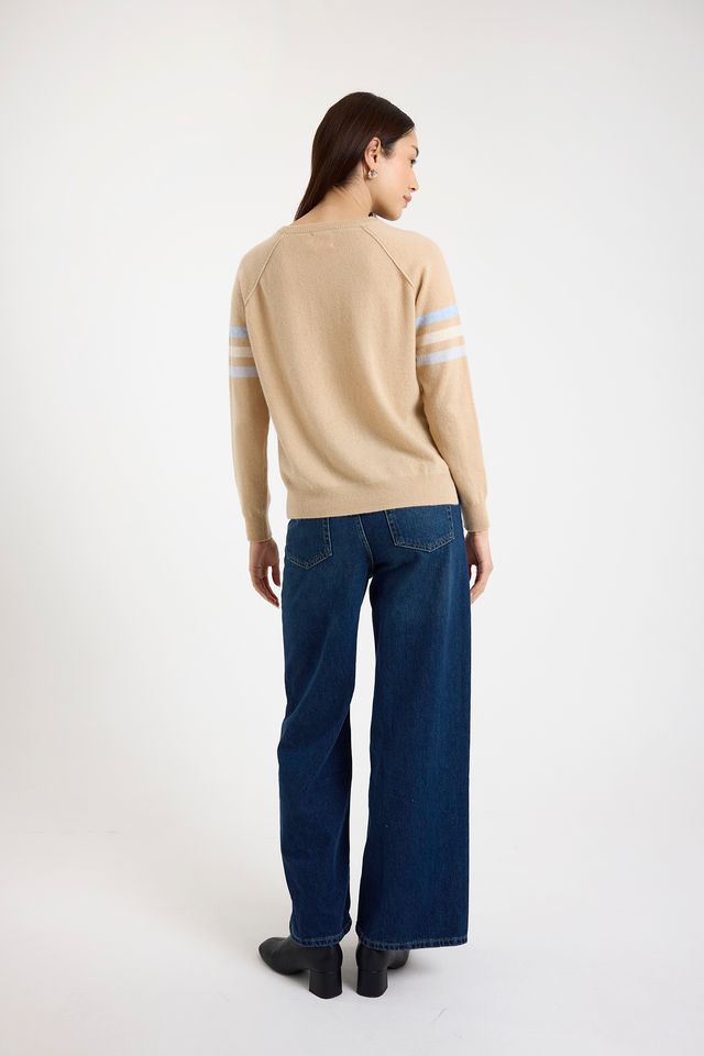 
                  
                    Brodie | Annie Stripe Crew Sweater
                  
                