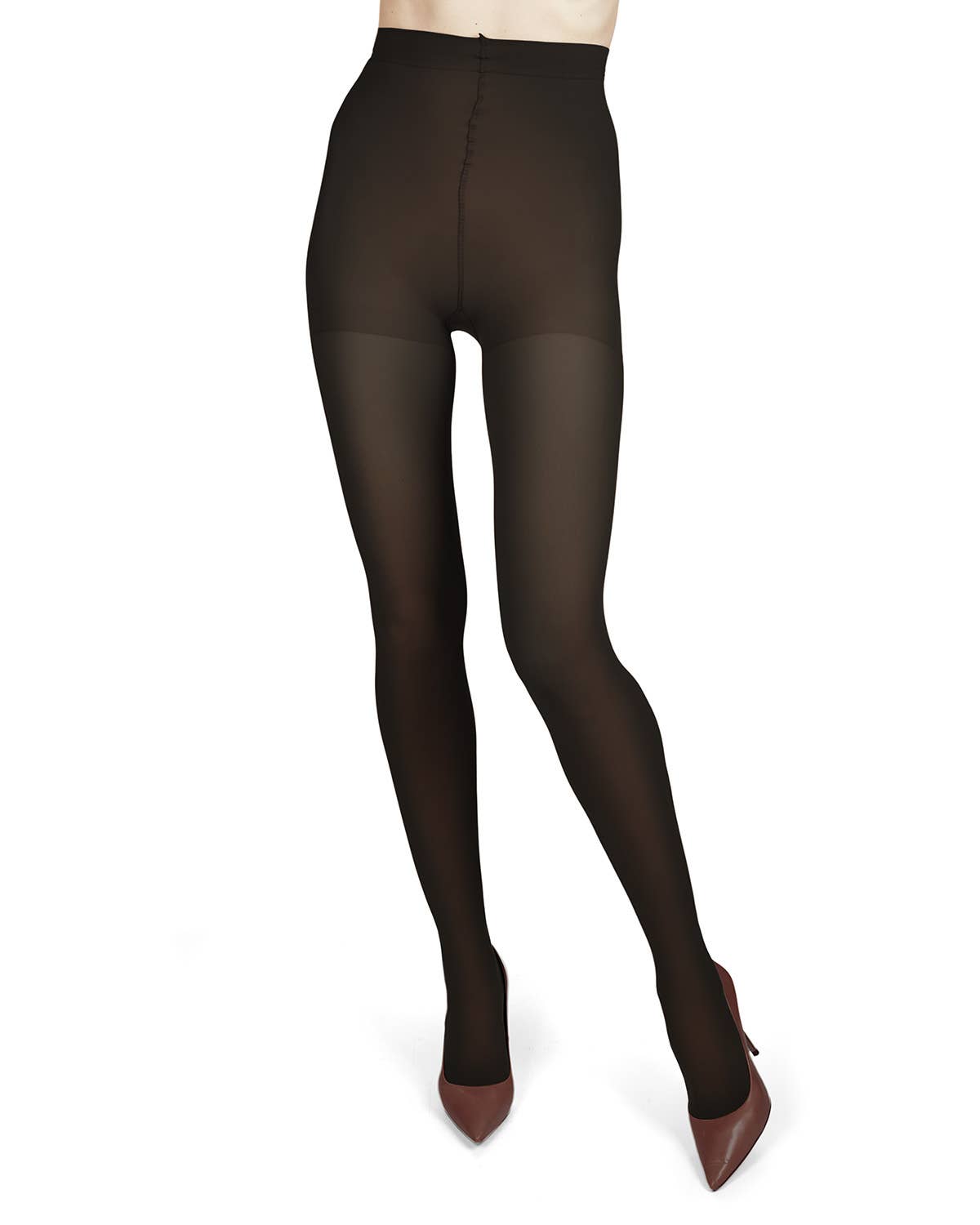 
                  
                    Microfiber Shaper Opaque Tights: Dark Chocolate / L-XL
                  
                