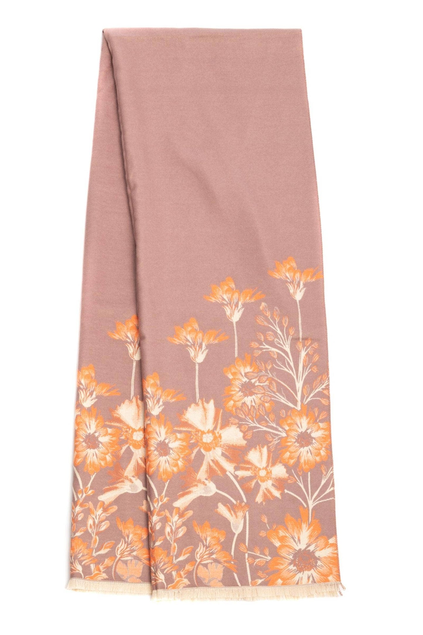 
                  
                    Reversible Floral Oversized Scarf: BLUE
                  
                