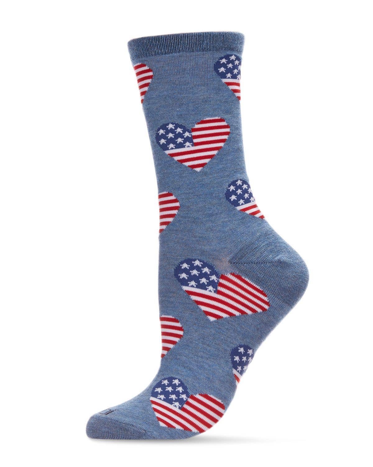
                  
                    Americana Love Bamboo Crew: Denim Heather / 9-11
                  
                