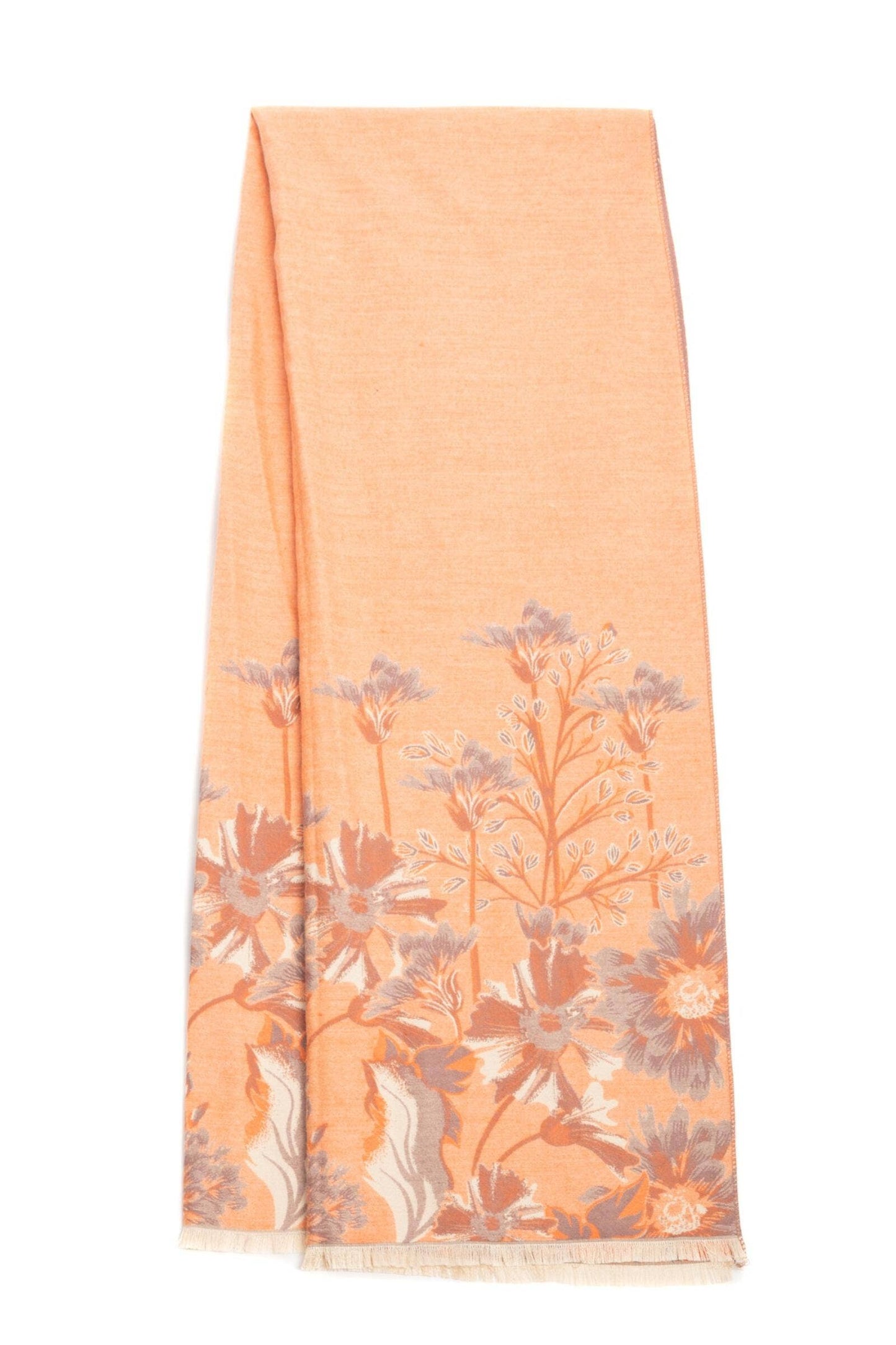 
                  
                    Reversible Floral Oversized Scarf: BLUE
                  
                