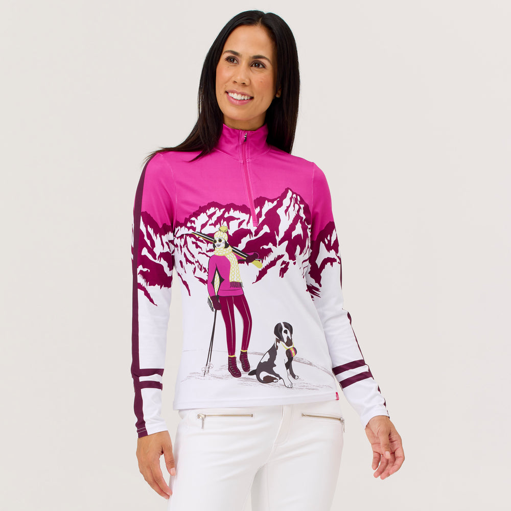 Krimson Klover | Bernie Baselayer Top | Magenta
