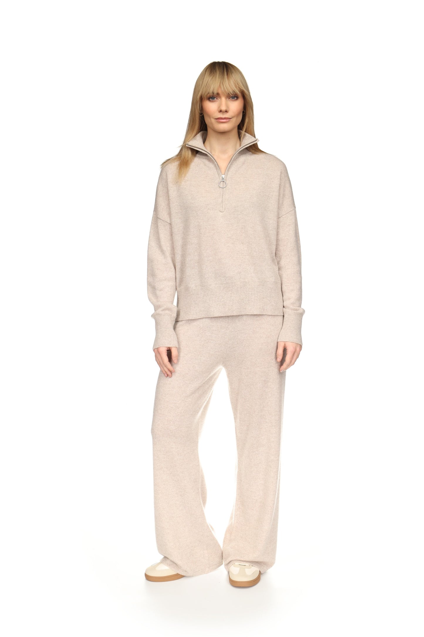 
                  
                    Brodie | Bryanna Trim Half Zip| Wheat
                  
                