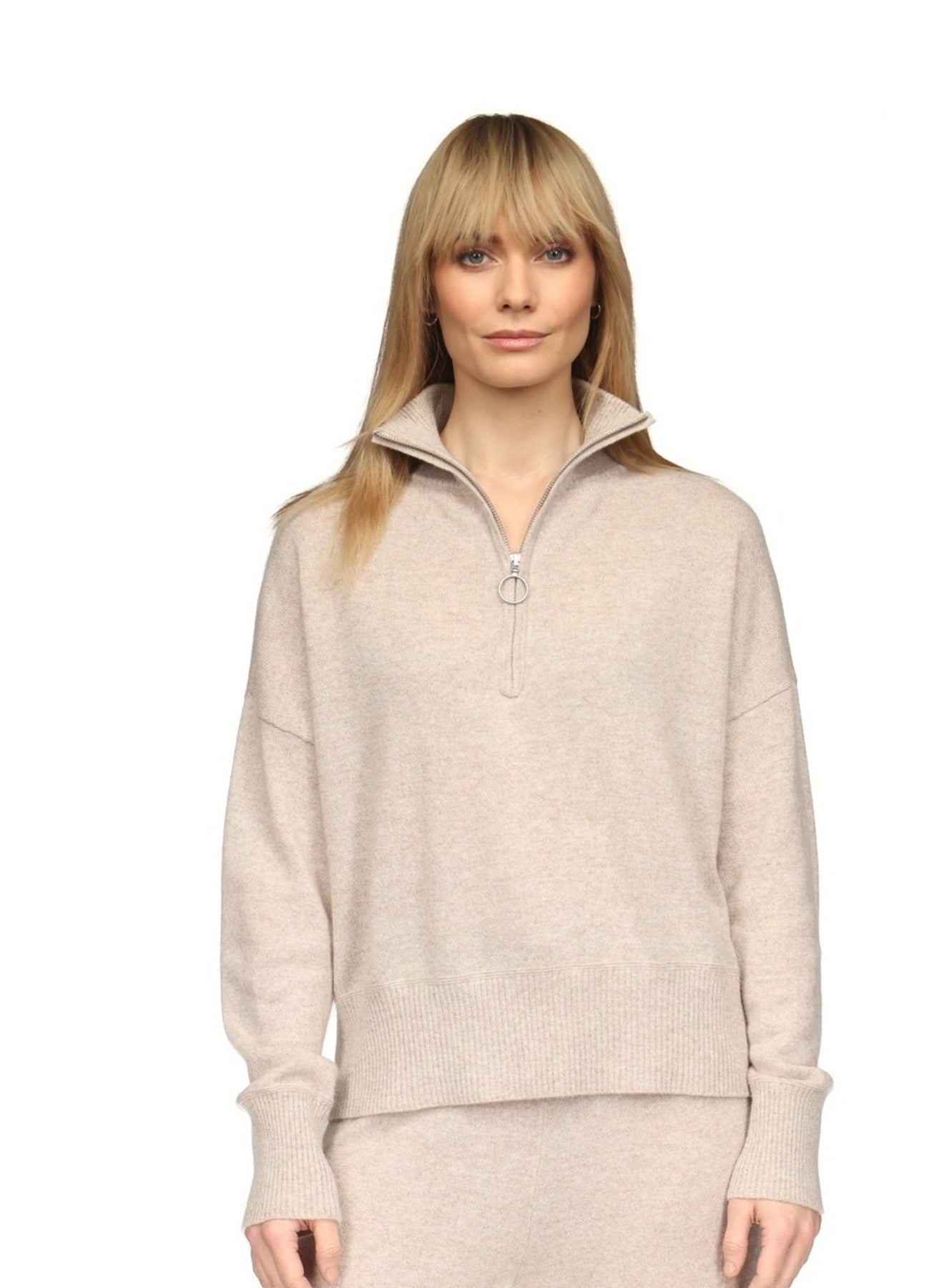 
                  
                    Brodie | Bryanna Trim Half Zip| Wheat
                  
                