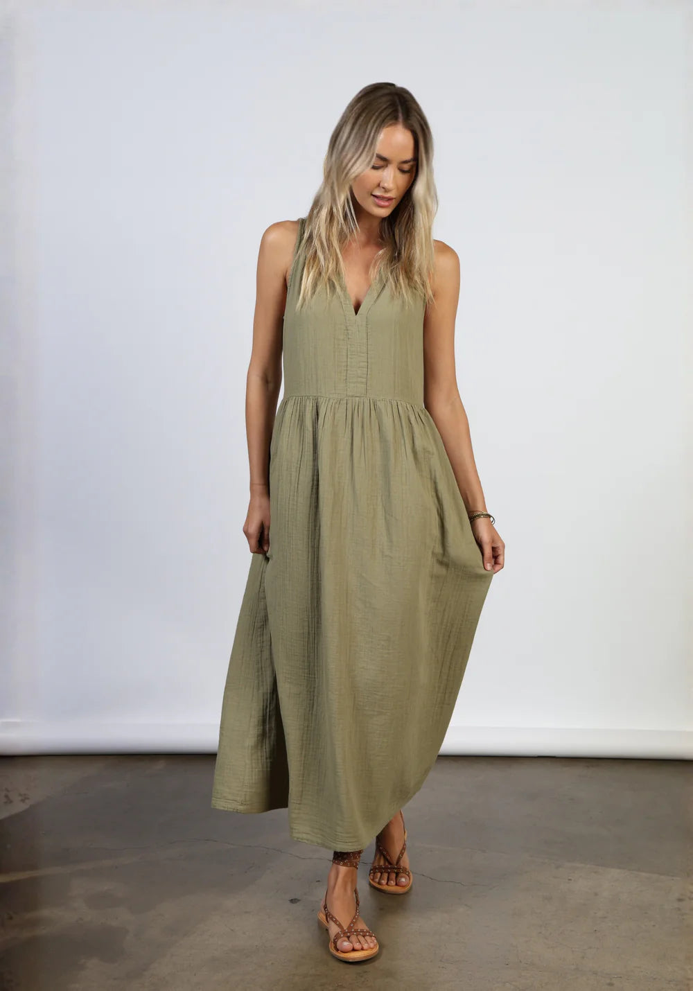 
                  
                    Dylan | Calli Dress | Seagrass
                  
                