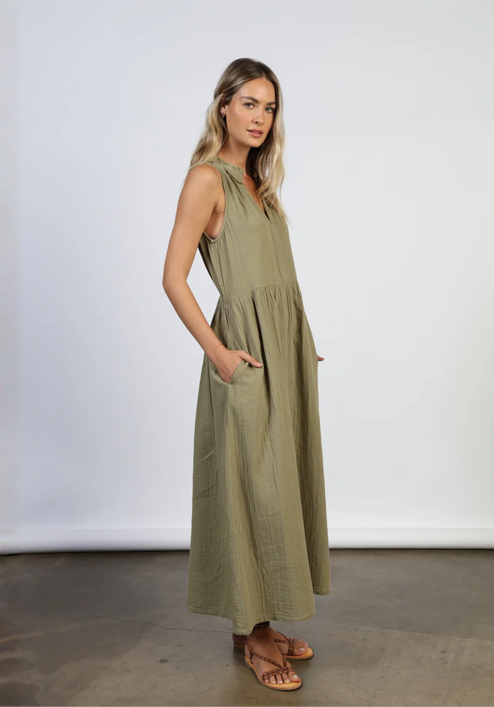
                  
                    Dylan | Calli Dress | Seagrass
                  
                