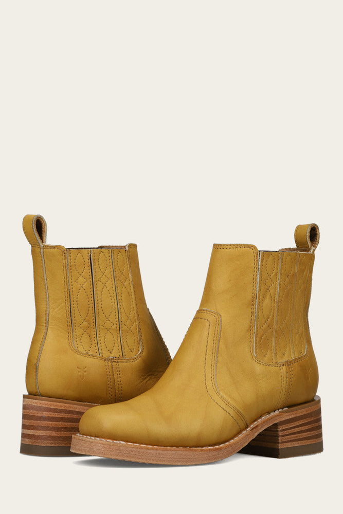 FRYE | Campus Chelsea Booties| Banana