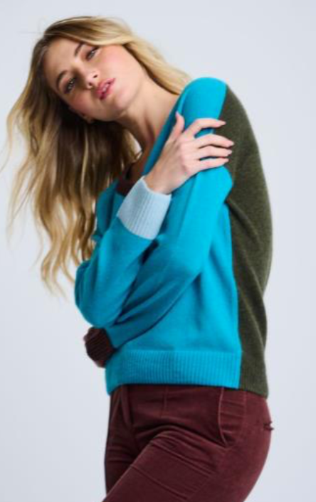 Lisa Todd | Color Wheel Sweater | Grotto |CA321