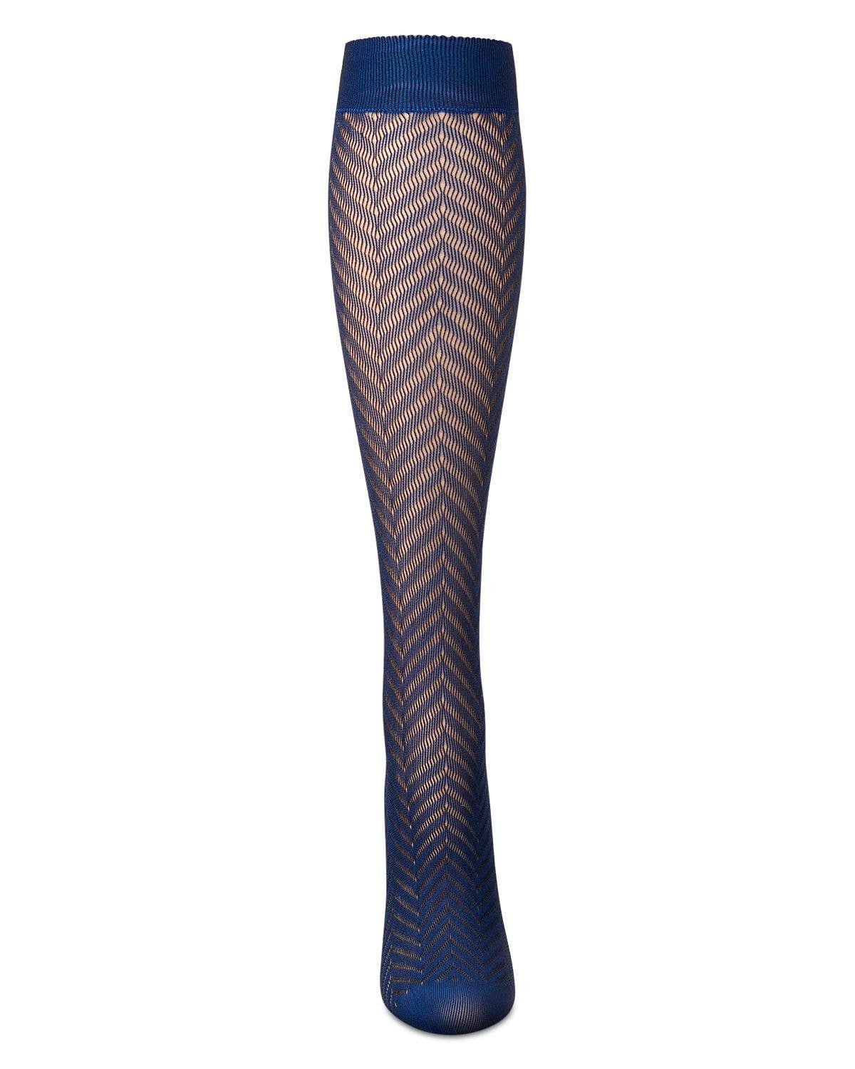 
                  
                    Women's Chevron Net Knee High Socks: Black / One Size
                  
                
