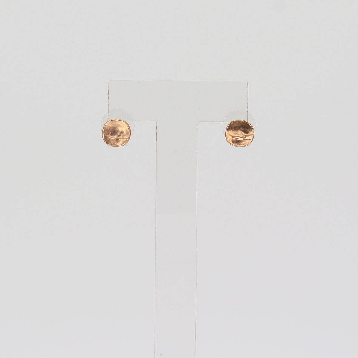 
                  
                    Minimalist Small Flat Stud Earrings - 24K Gold Plated: Gold
                  
                