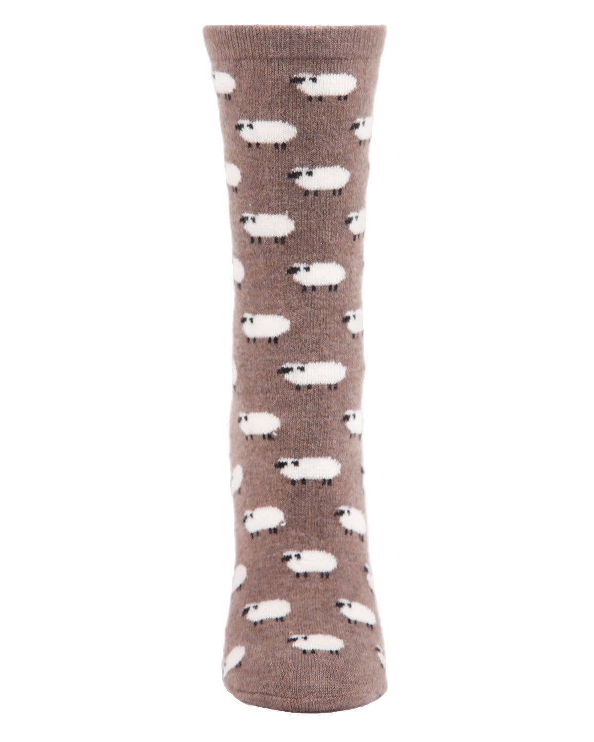 
                  
                    MeMoi Sheep Cashmere Blend Crew Socks: Hemp Heather / 9-11
                  
                