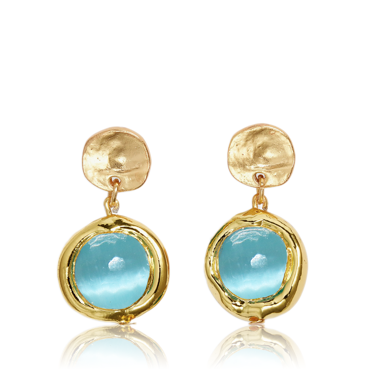 
                  
                    Coriandoli Earrings Colorful Beads - 24K Gold Plated: Egyptian Blue
                  
                